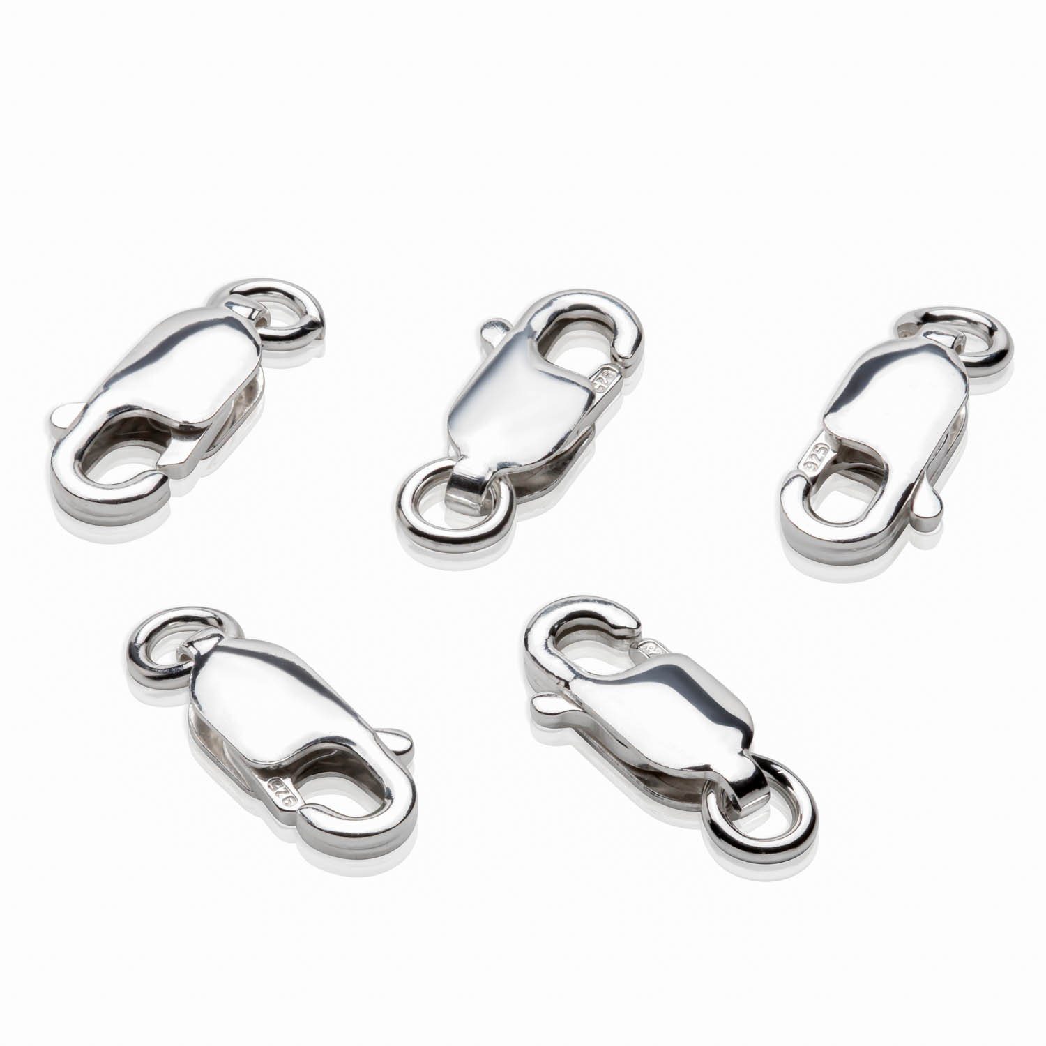NKlaus Schmuckset 5 x Karabinerverschluss 8,3x6,4mm günstig online kaufen