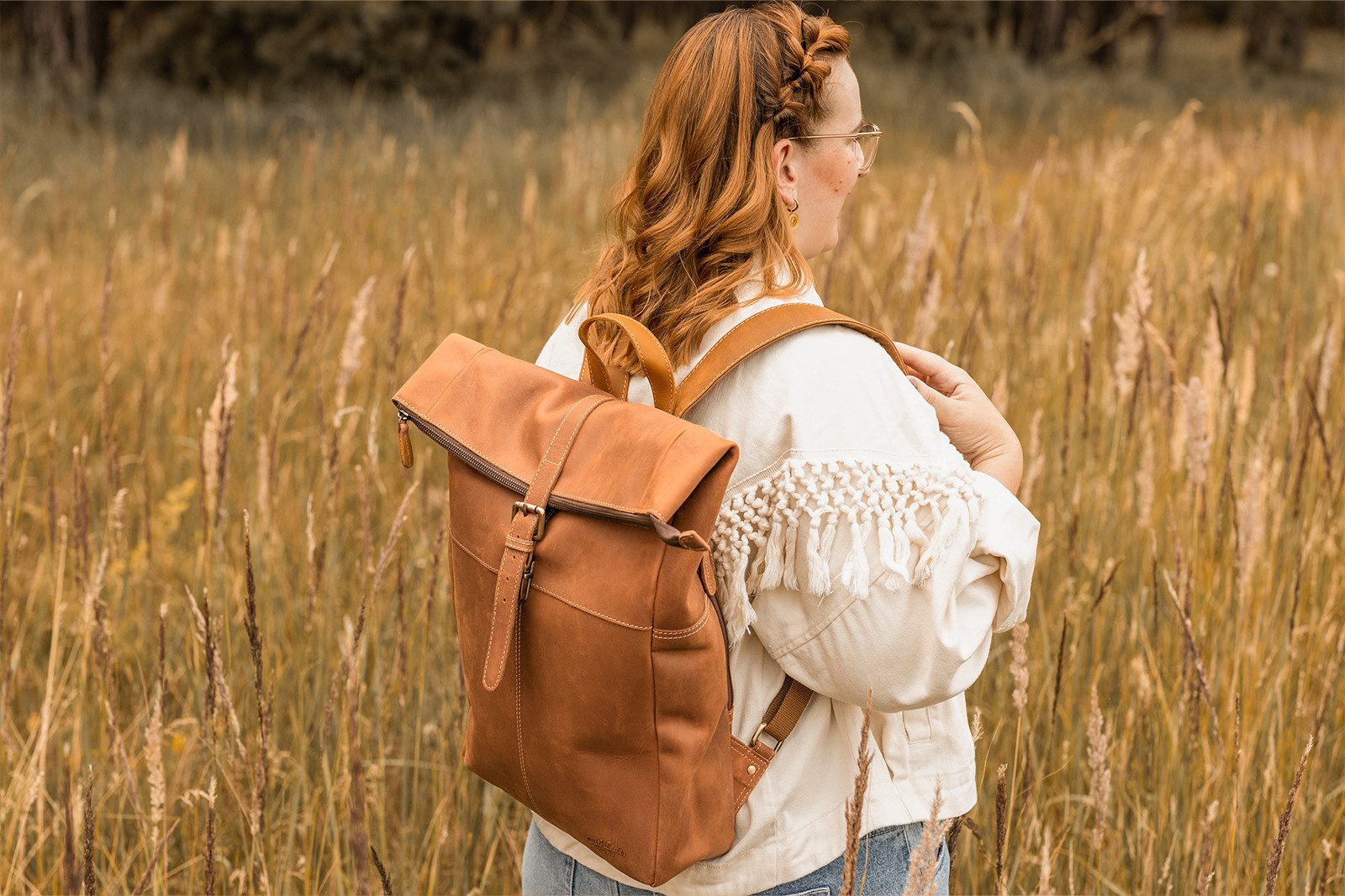 Gusti Leder Rucksack Gusti Leder Rolltop Henning (1-tlg) günstig online kaufen