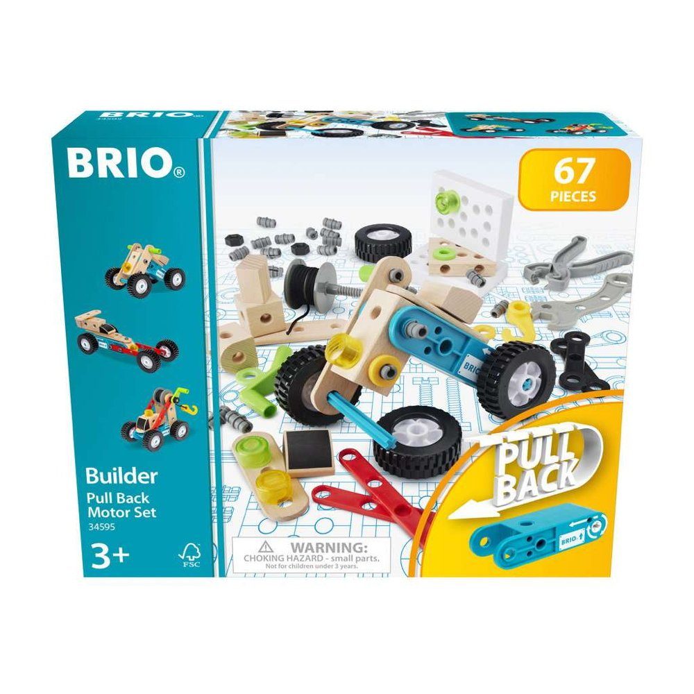 BRIO® Nachziehmotor Konstruktionsset 67 Teile 34595 Spielbausteine günstig online kaufen