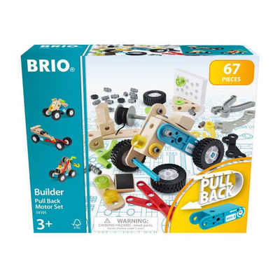 BRIO® Spielbausteine Nachziehmotor Konstruktionsset 67 Teile 34595