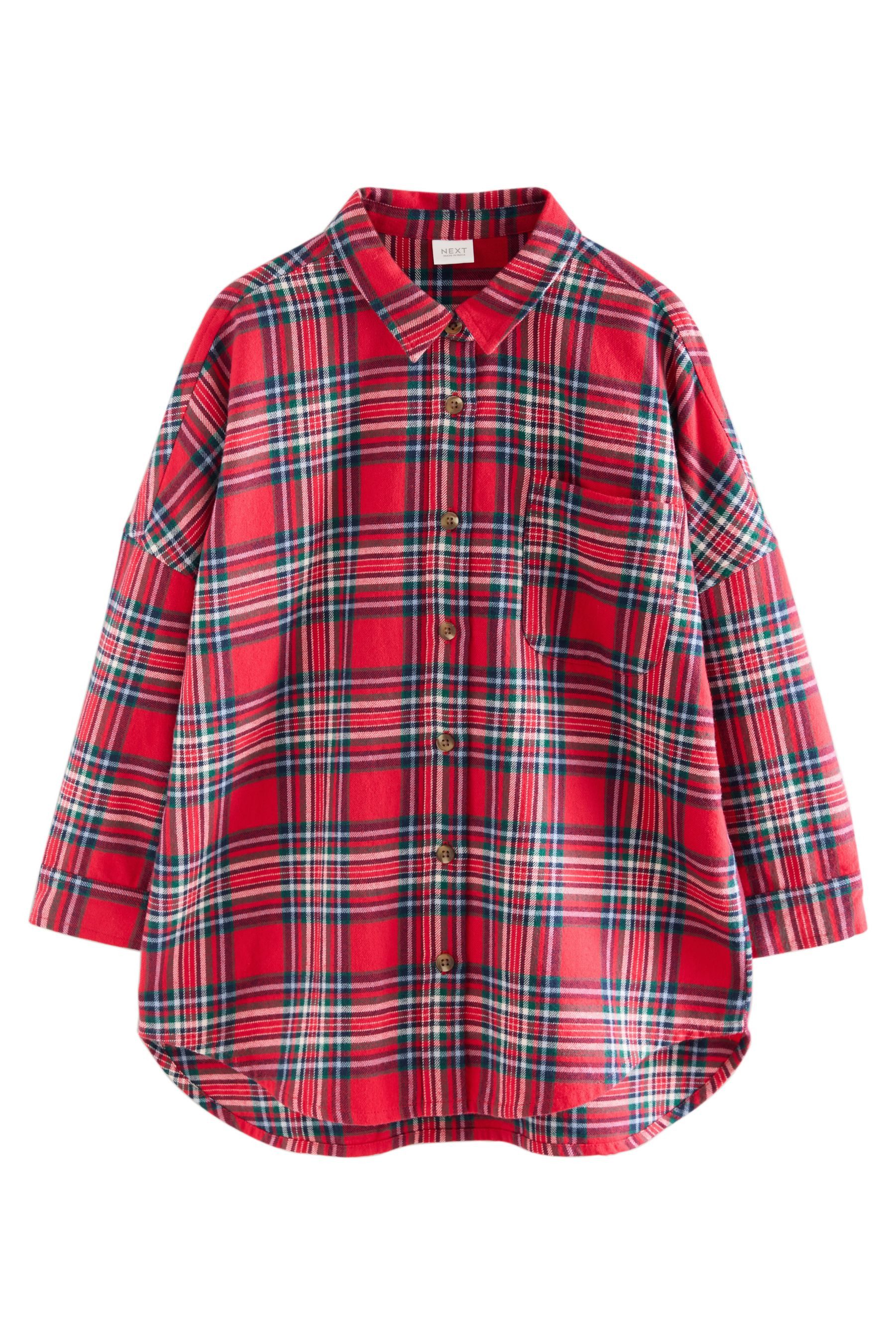 Next Hemdbluse Kariertes Hemd (1-tlg)