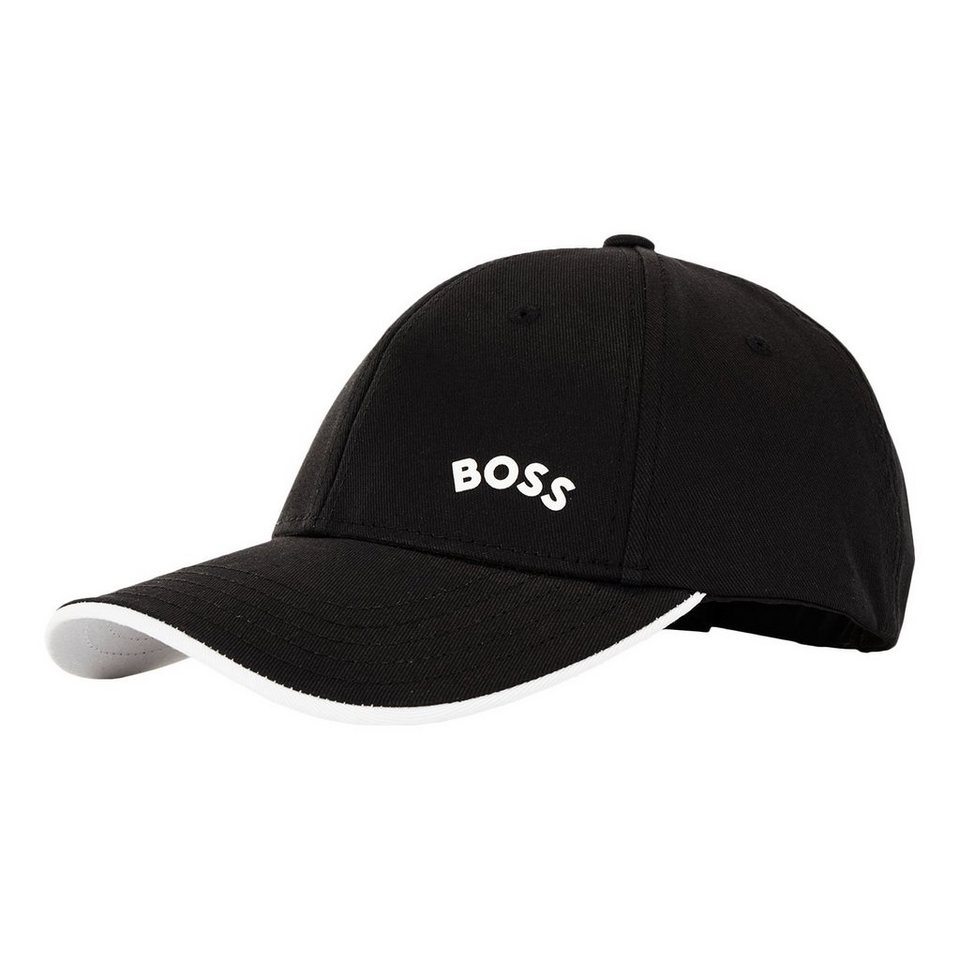 BOSS Baseball Cap Cap-Bold-Curved Schirmunterseite in Kontrastfarbe,  Material: 100% Baumwolle