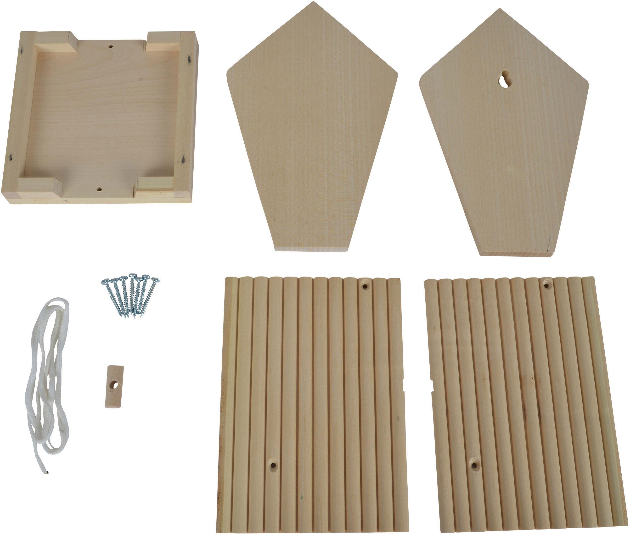 Eichhorn Kreativset Holzspielzeug, Outdoor und Bemalen; (Set), Europe Futterhaus, Zusammenbauen Made in Zum