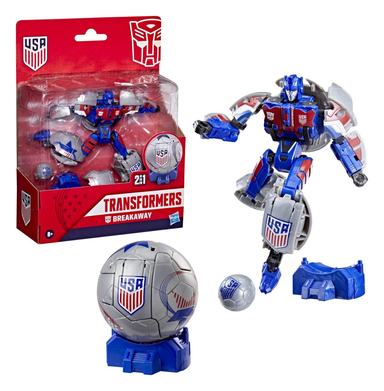 Hasbro Actionfigur Transformers x US Soccer Federation Actionfigur Breakaway 14 cm