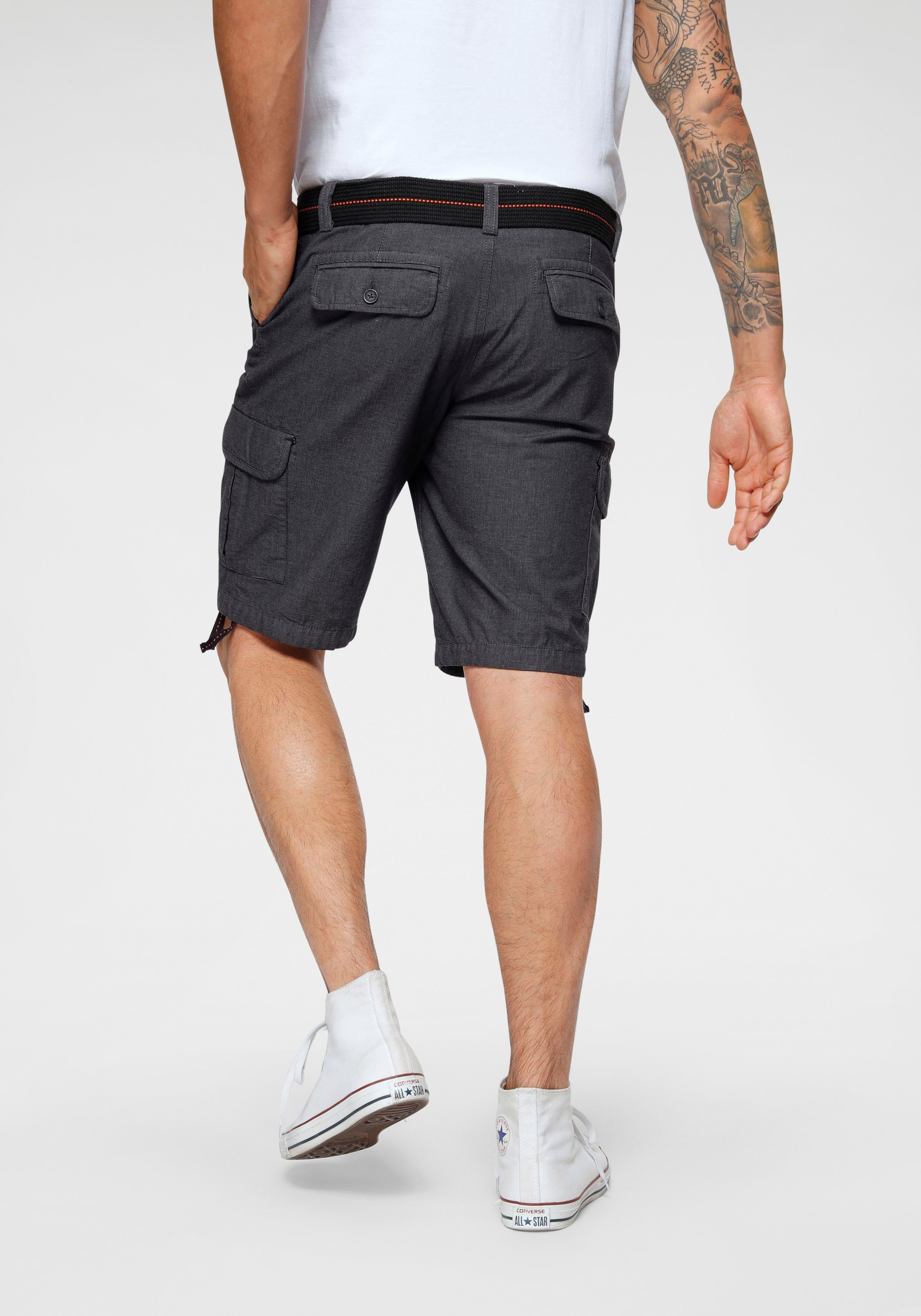 Bruno Banani Cargoshorts (Set, 2-tlg., mit abnehmbarem Gürtel) mit modische günstig online kaufen