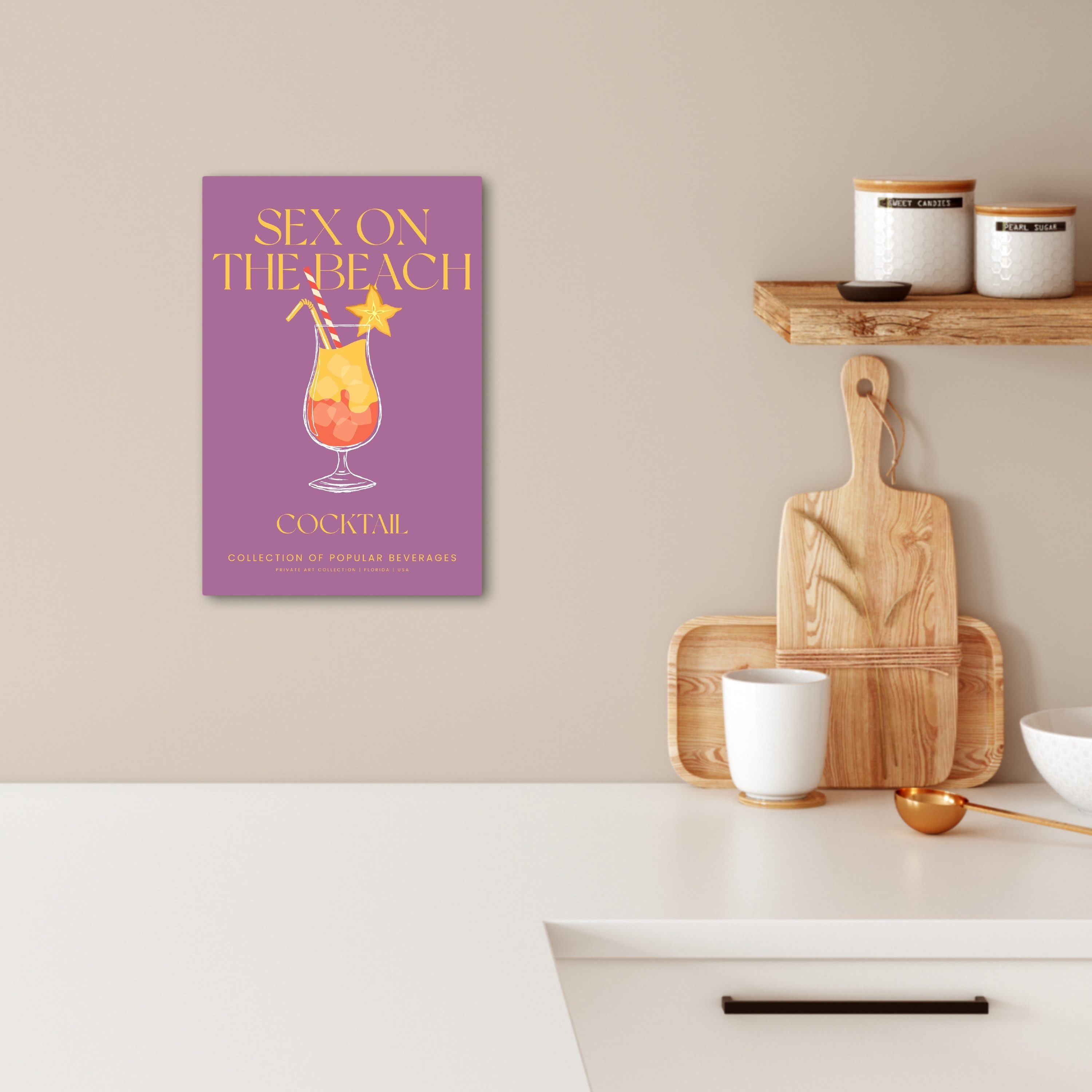 OneMillionCanvasses® Leinwandbild Vintage - Cocktail - günstig online kaufen