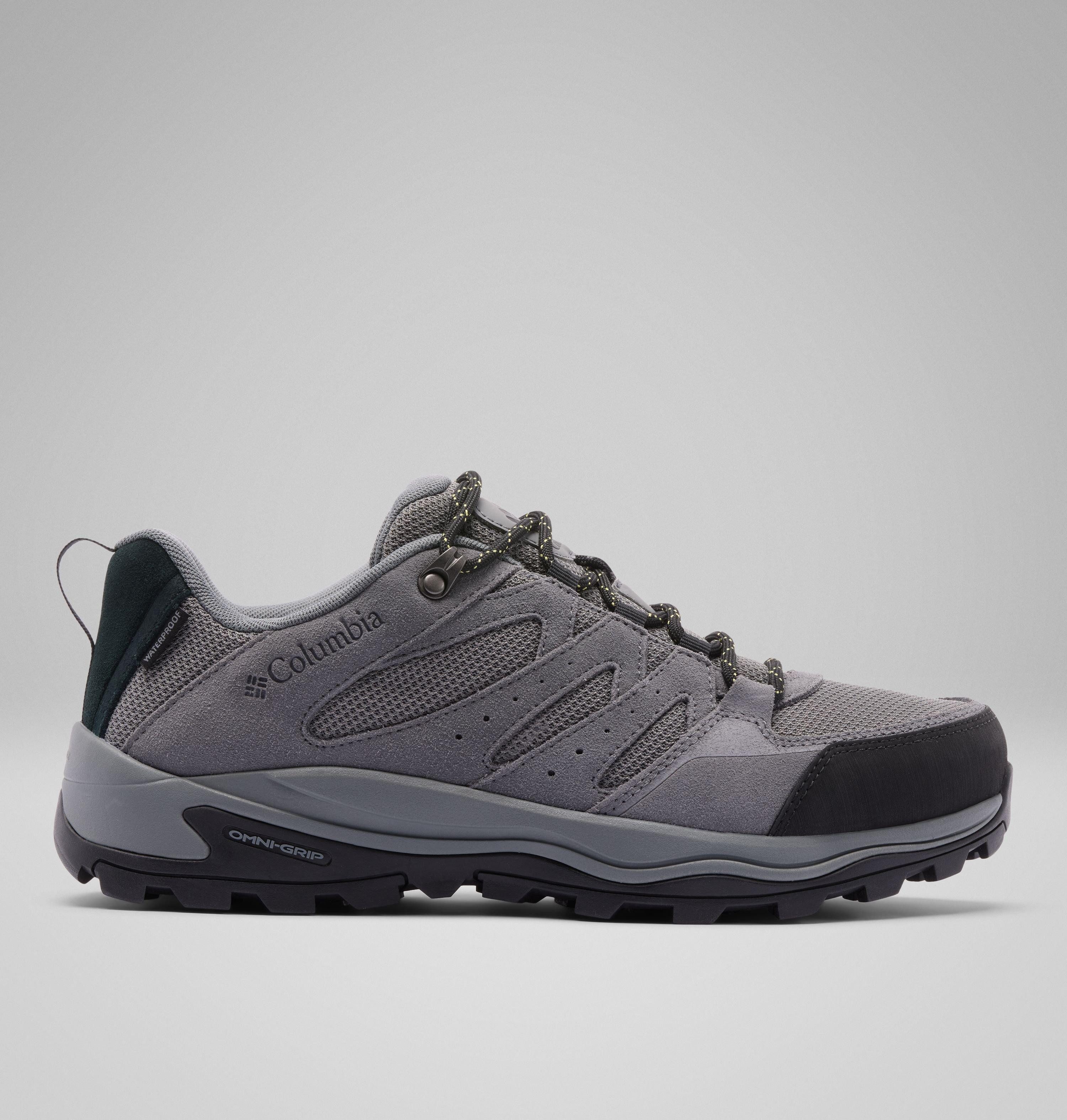 Columbia REDMOND™ IV LOW WATERPROOF Wanderschuh atmungsaktives Innenmaterial, profilierte Gummilaufsohle