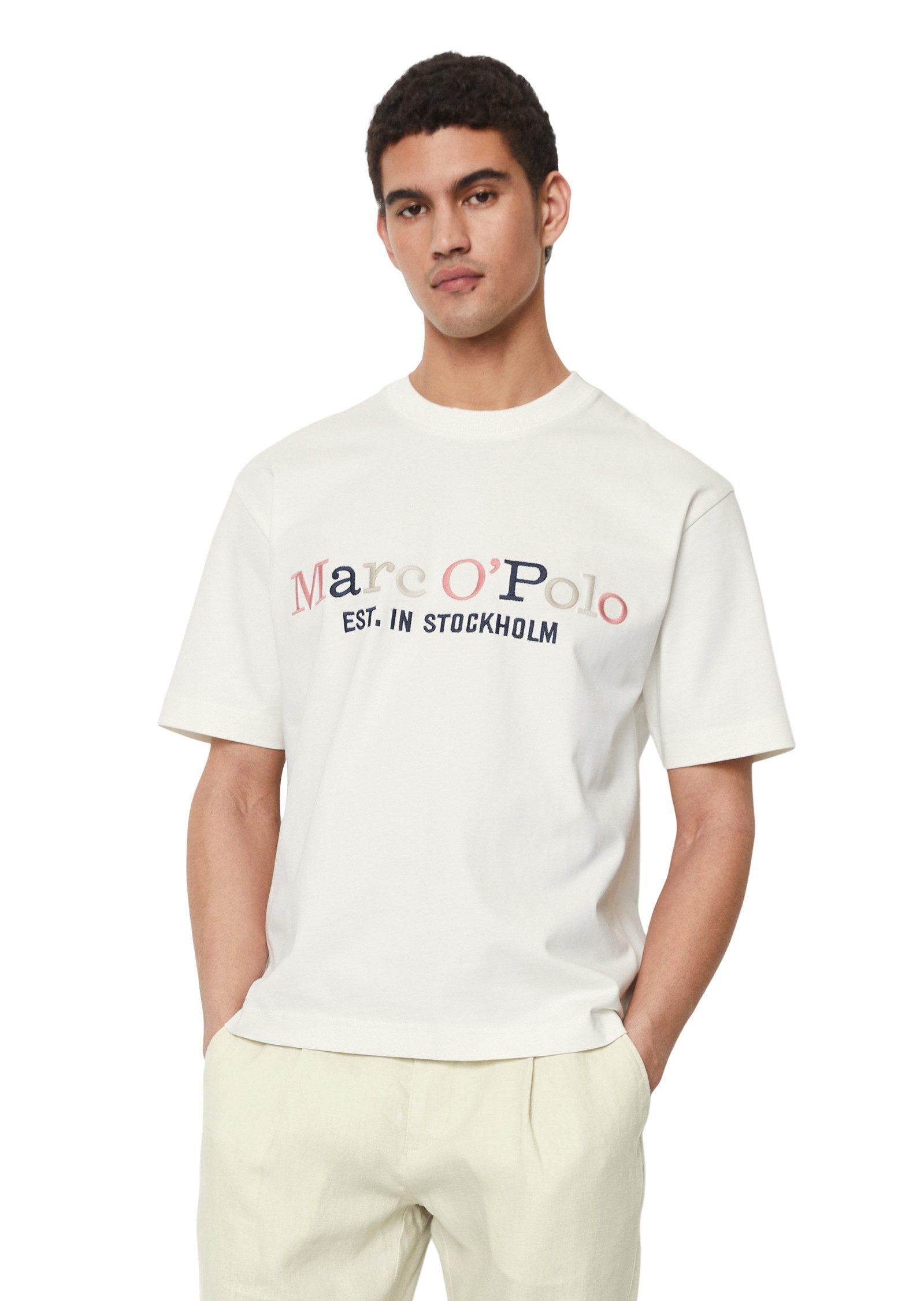 Marc O'Polo T-Shirt mehrfarbiger Print