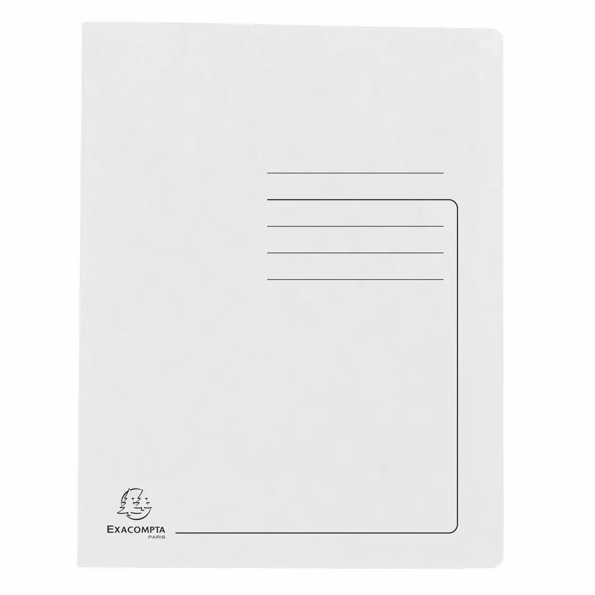 ExaClair Aktenordner ExaClair Schnellhefter Colorspan weiß DIN A4 - Premium Büroorganisatio