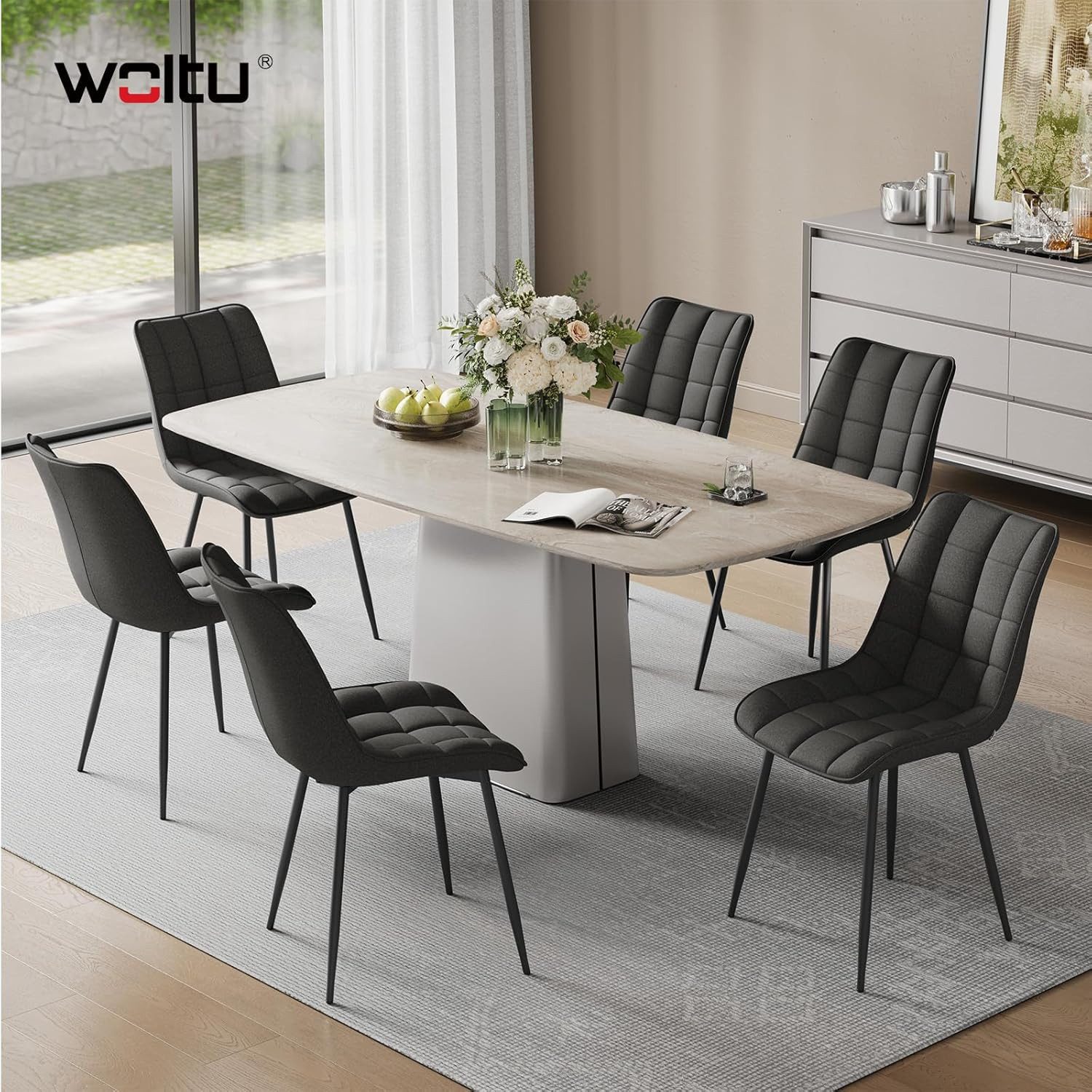 Woltu Esszimmerstuhl (2er-Set), Sessel mit Rückenlehne, günstig online kaufen