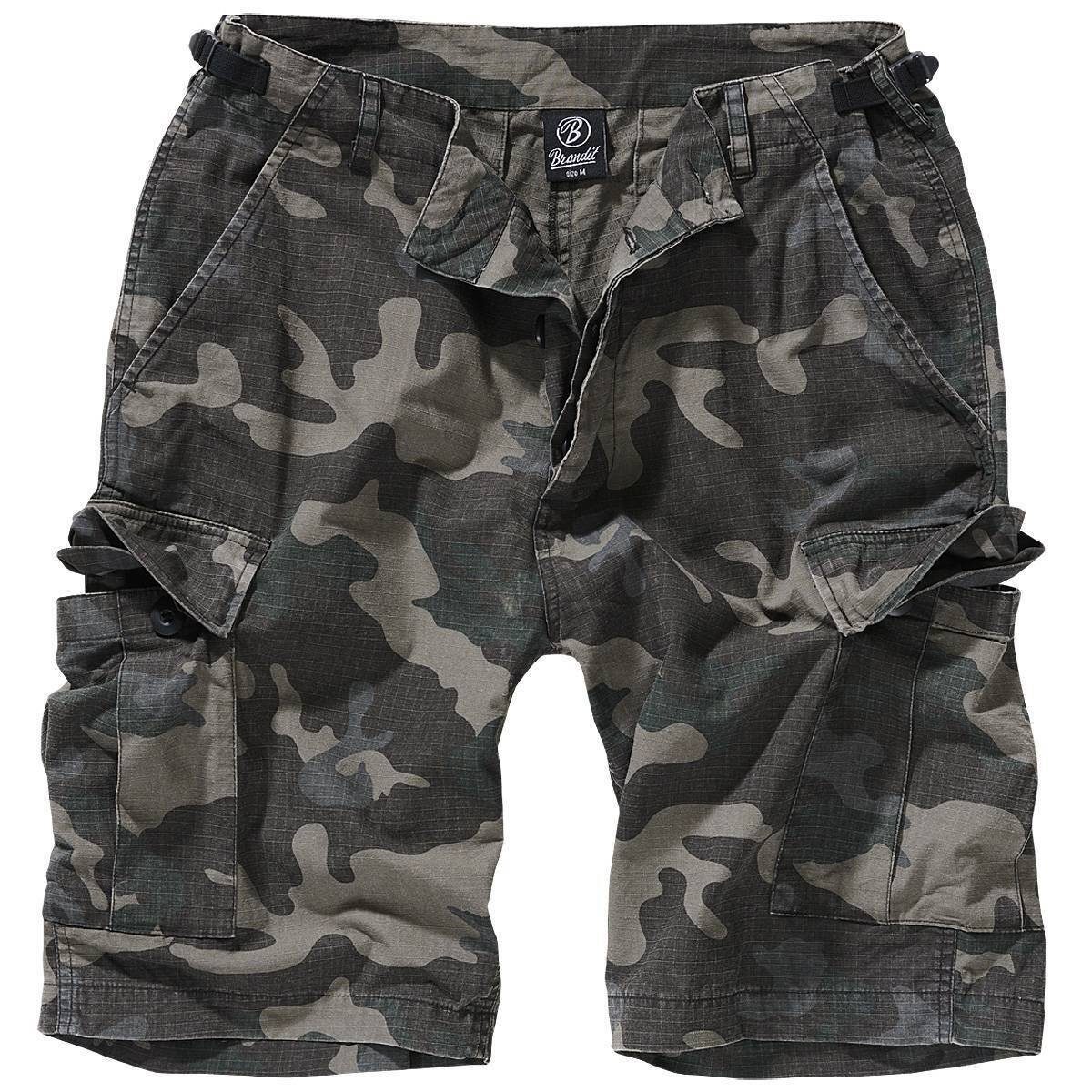 Brandit Cargohose Herren Bermuda Cargo Shorts knielang Kurze Hose Short Sommer Ripstop – Bild 2 von 5