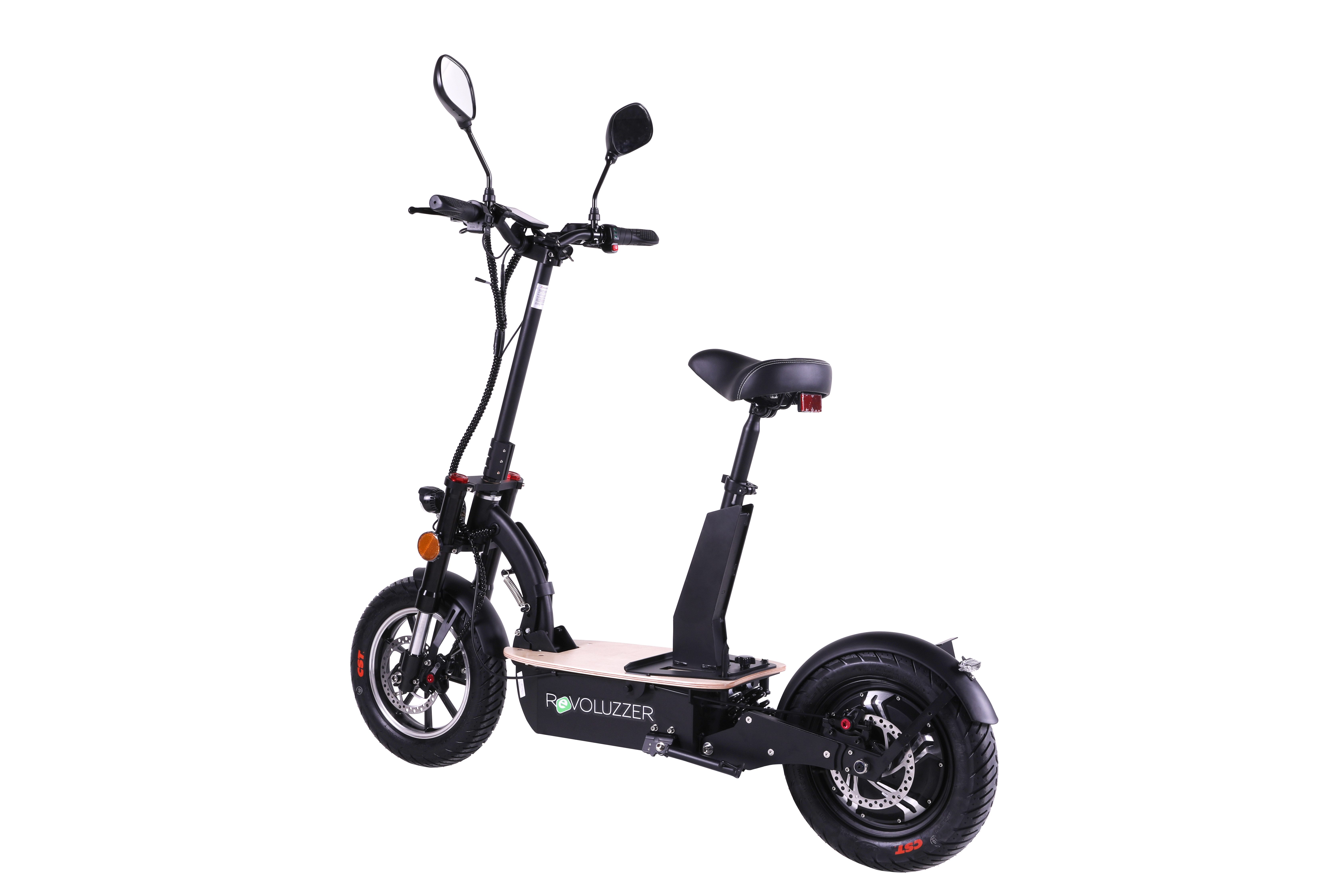 ENEWAY E-Scooter Der Revoluzzer 4.0 - 20 km/h 48V 12Ah Blei Gel Akku Basic, 20,00 km/h, (Set, Revoluzzer 4.0 600W 20km/h 12AH BleiAkku), mit Straßenzulassung