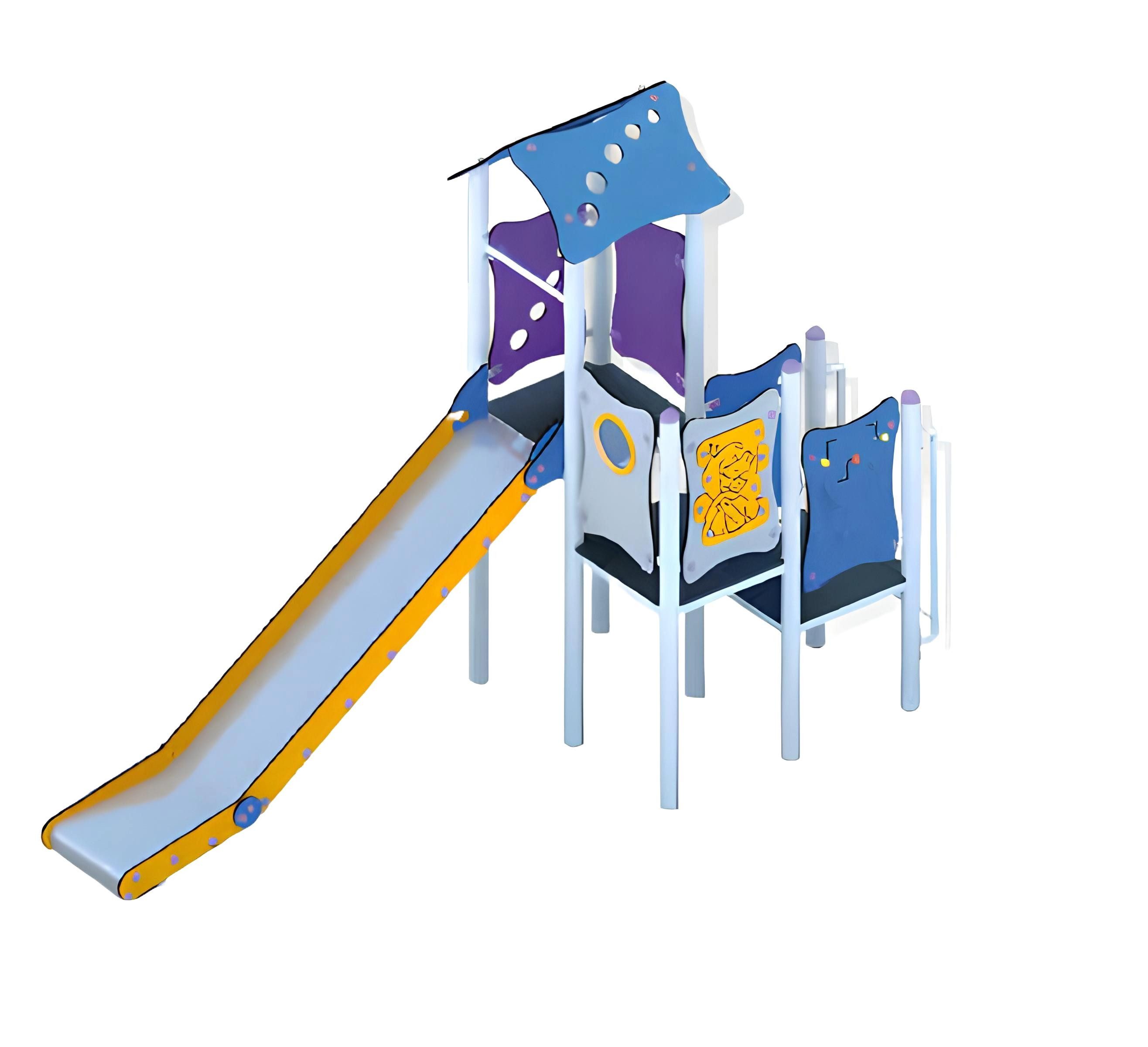 JVmoebel Spielturm Spielzone mit Rutschbahn und Kletterelementen für Kinder, Made in Europa
