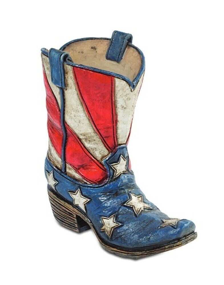 Westernlifestyle Dekofigur Flagge USA Cowboystiefel Stifteköcher günstig online kaufen