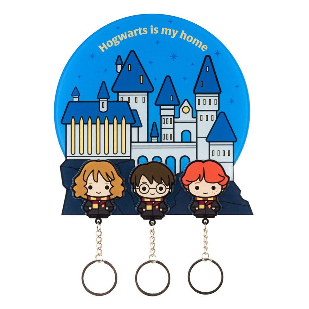 Grupo Erik Schlüsselanhänger Harry Potter Schlüsselbrett inkl. 3 Schlüsselanhänger