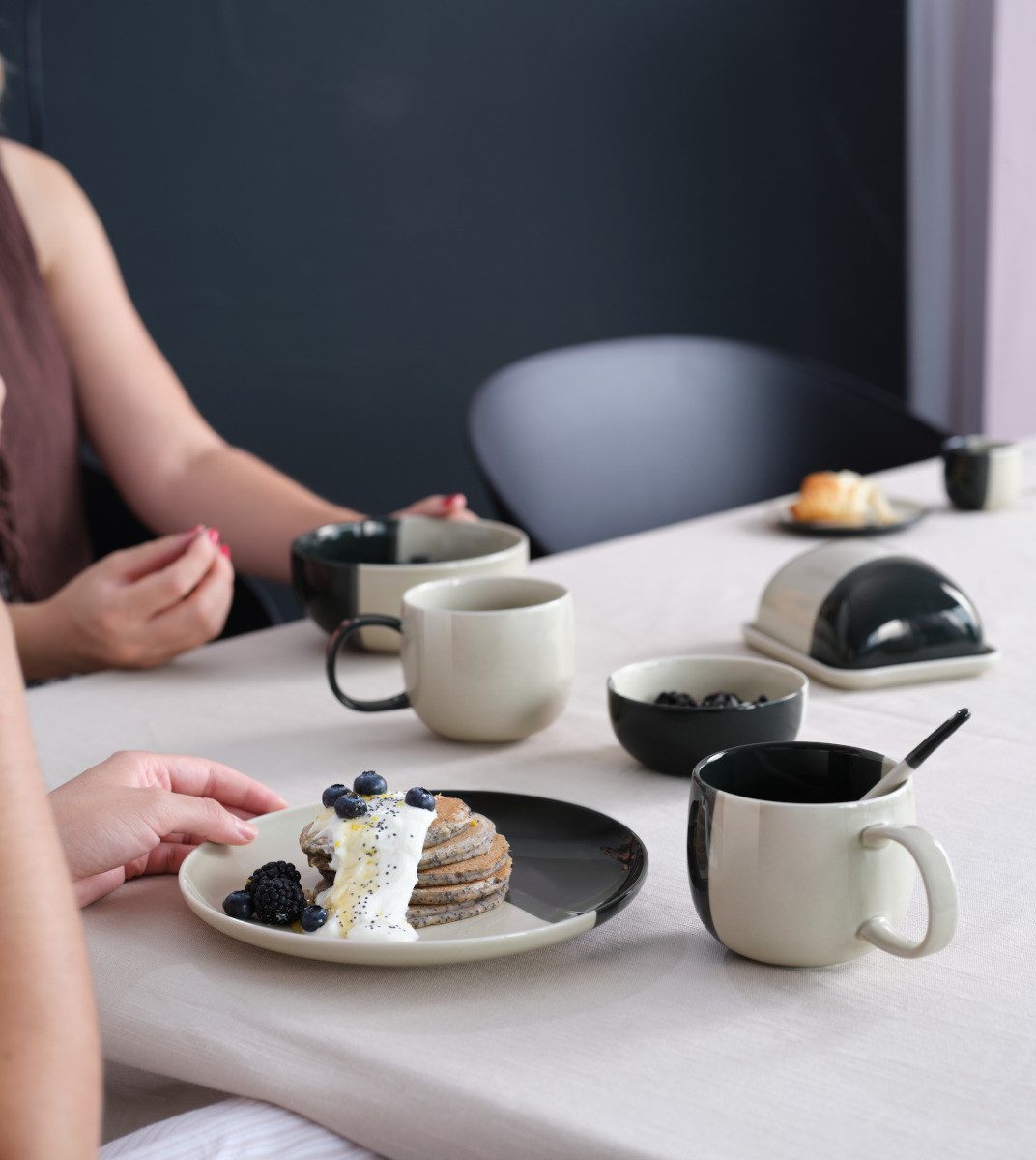 ASA SELECTION Kaffeelöffel joy Set Löffel black currant smoothie 10 cm Set3