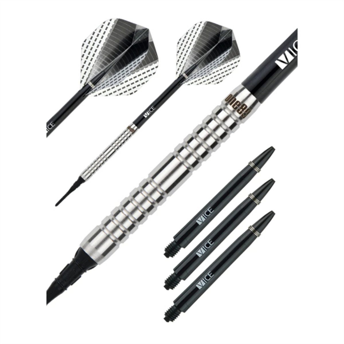 one80 Dartpfeil Strike 01 80% Wolfram Soft Tip 18g Proffesionell, Einer der beliebtesten Dartserien von One80