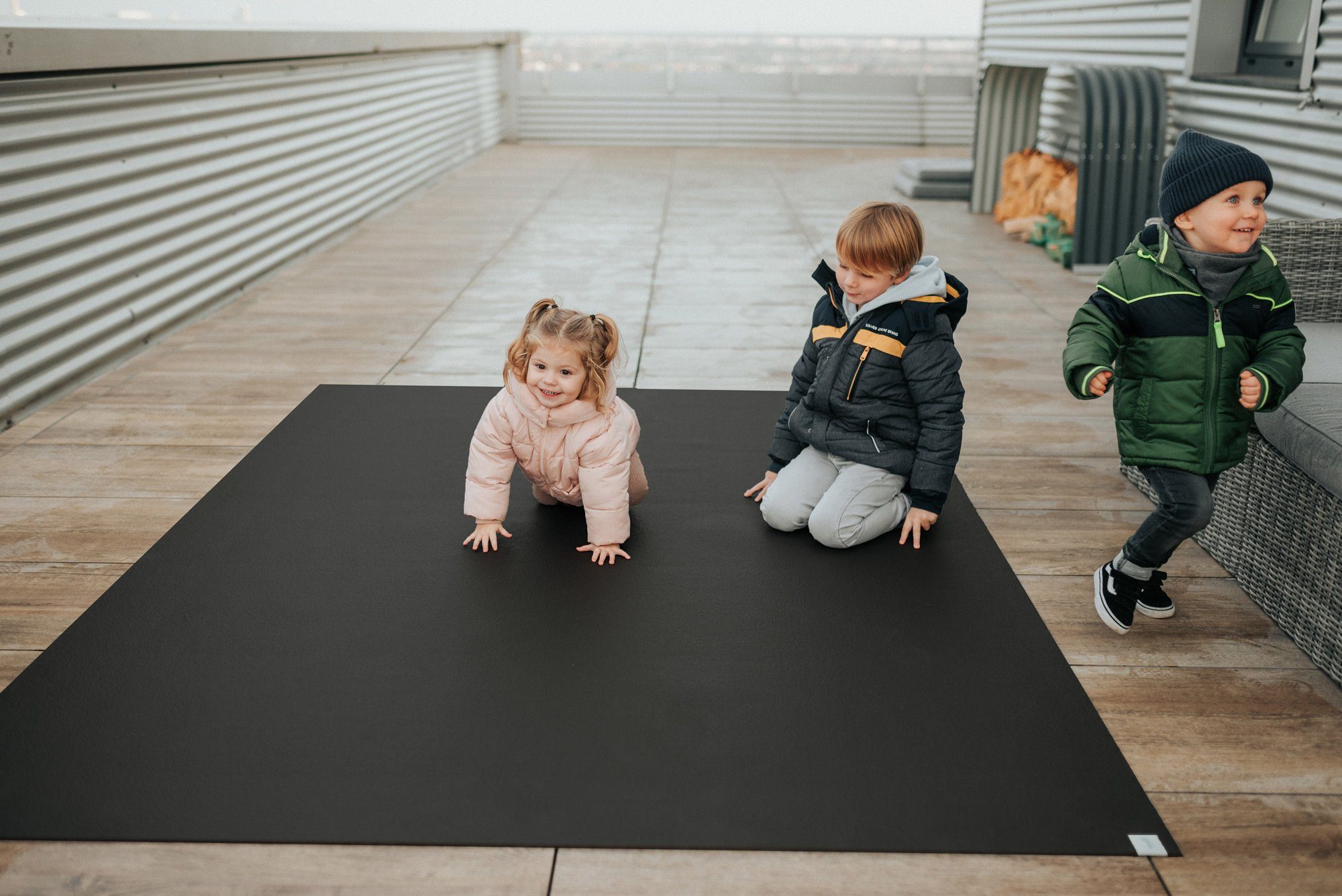 Spielmatte Outdoor Krabbelmatte SanoSoft