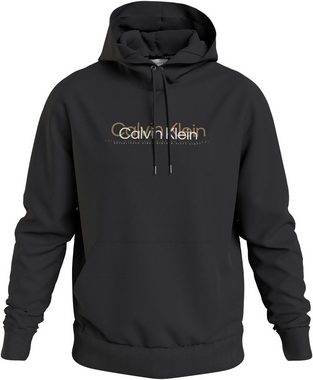 Calvin Klein Big&Tall Kapuzensweatshirt BT_DOUBLE FLOCK LOGO HOODIE mit Markenlabel