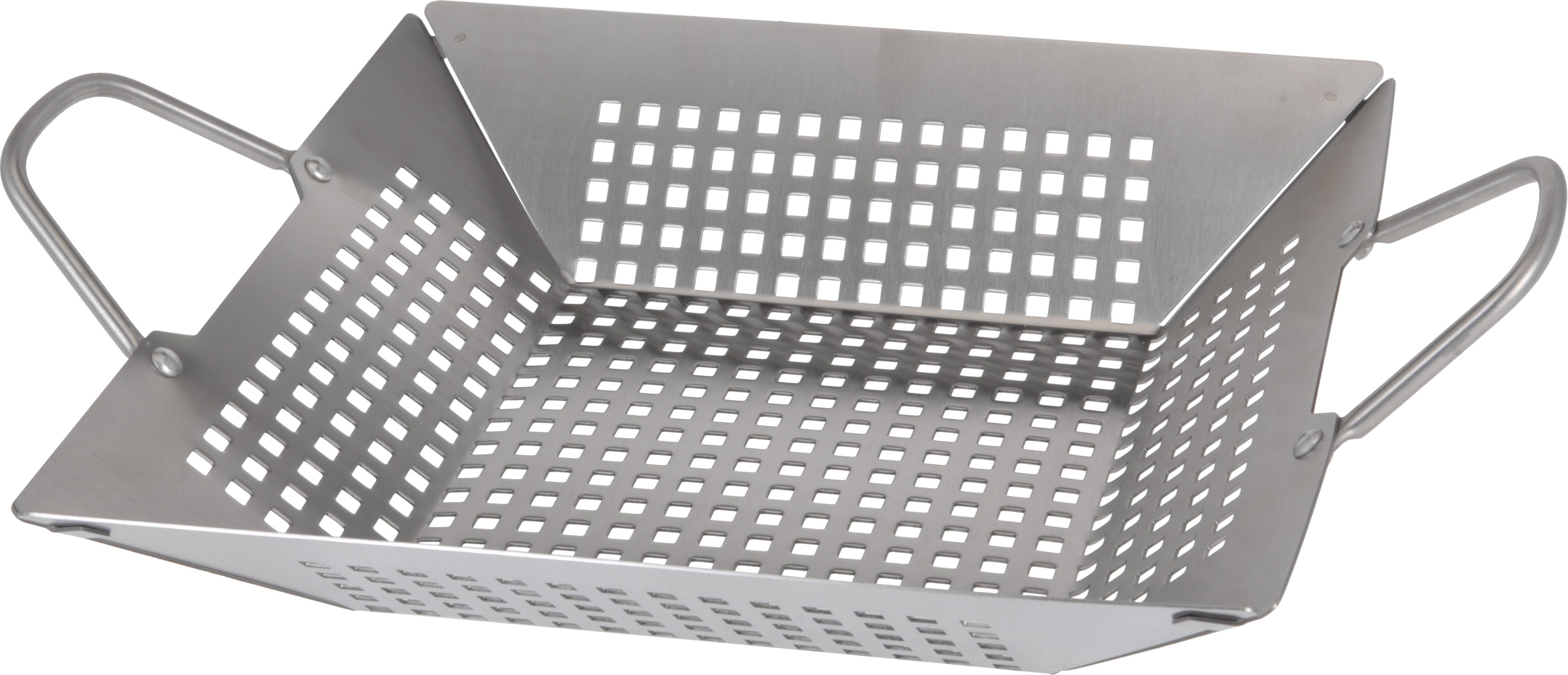 Grillschale Gemüseschale Grillkorb für Gemüse und Meeresfrüchte 30 x 30cm
