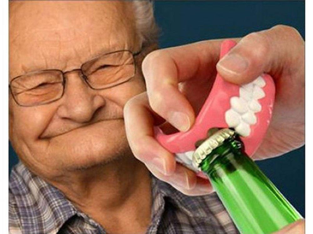 Caramel MEDIA Flaschenöffner Flaschenöffner in Gebissform