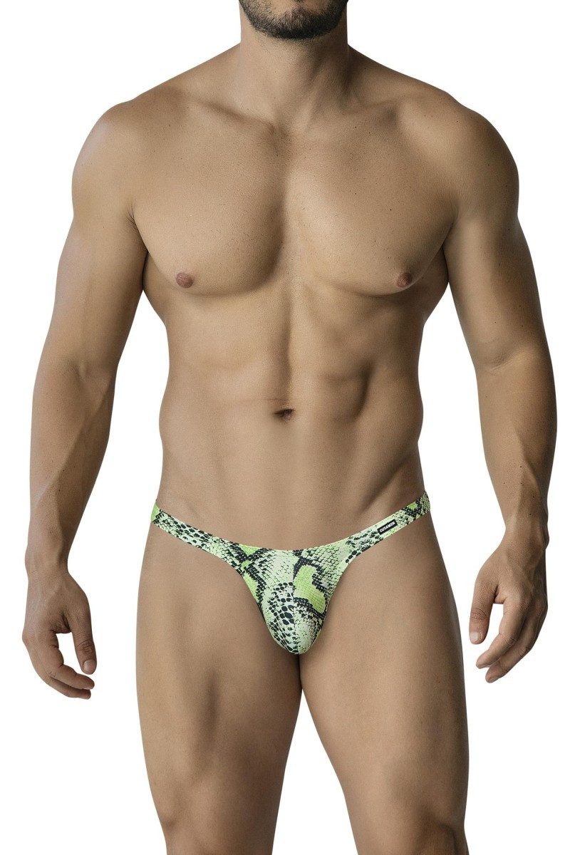 CUT4MEN String Herren-String in grün/schwarz - L