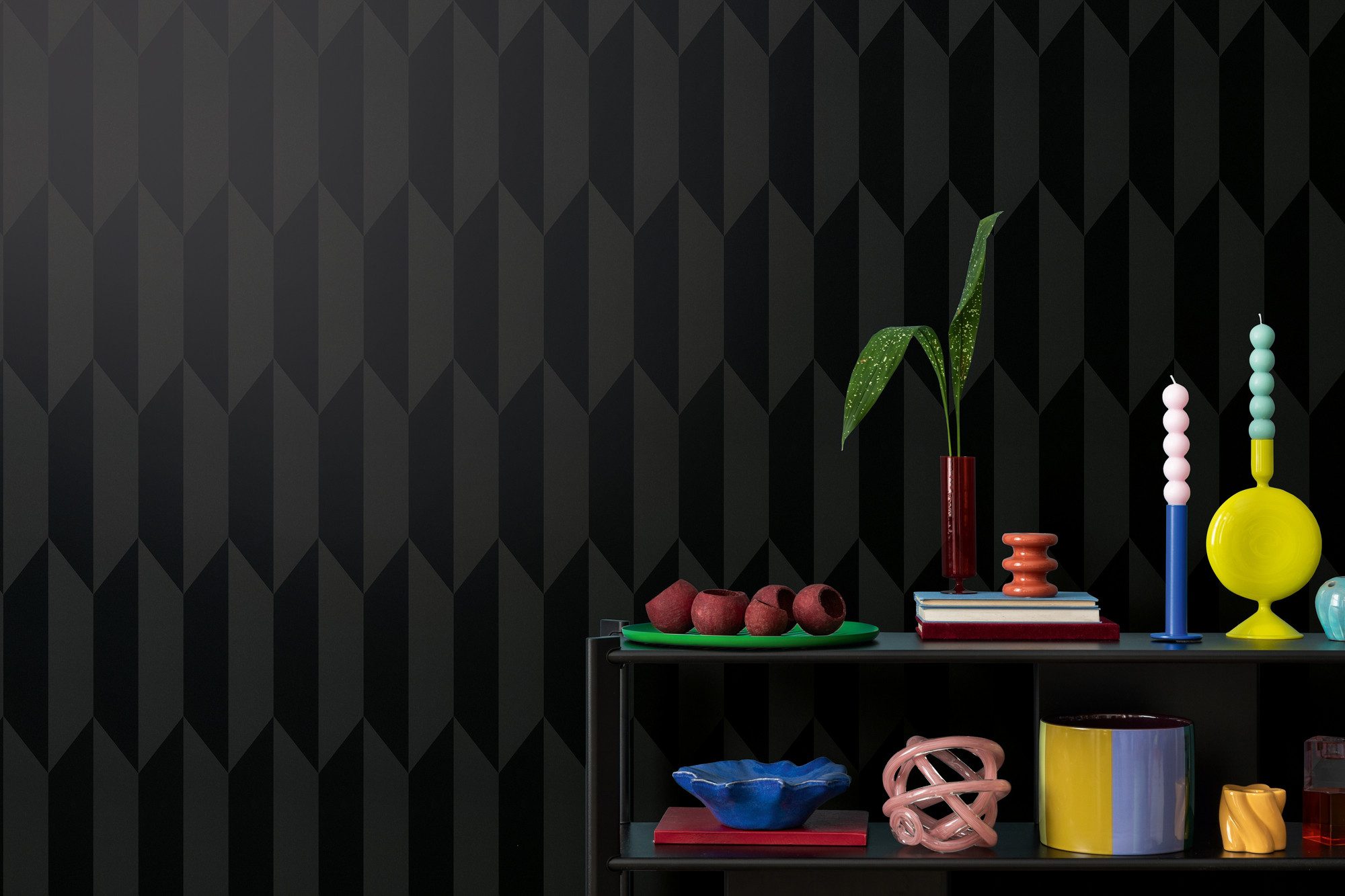 CosmoLiving by Cosmopolitan Vliestapete Graphic Groove-Playful Tapete, stru günstig online kaufen