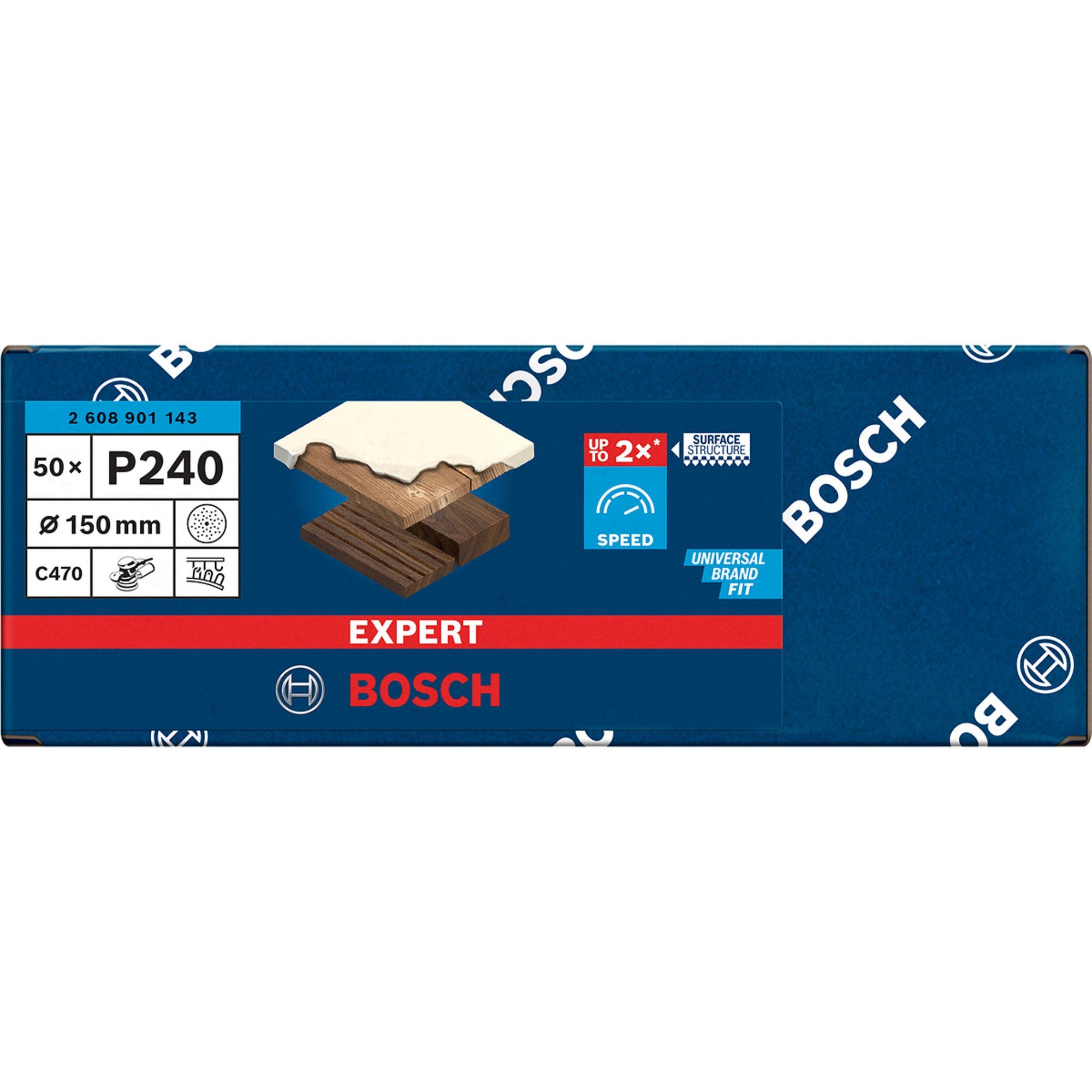 BOSCH Schleifscheibe Bosch Professional Expert Schleifblatt, C470 Ø