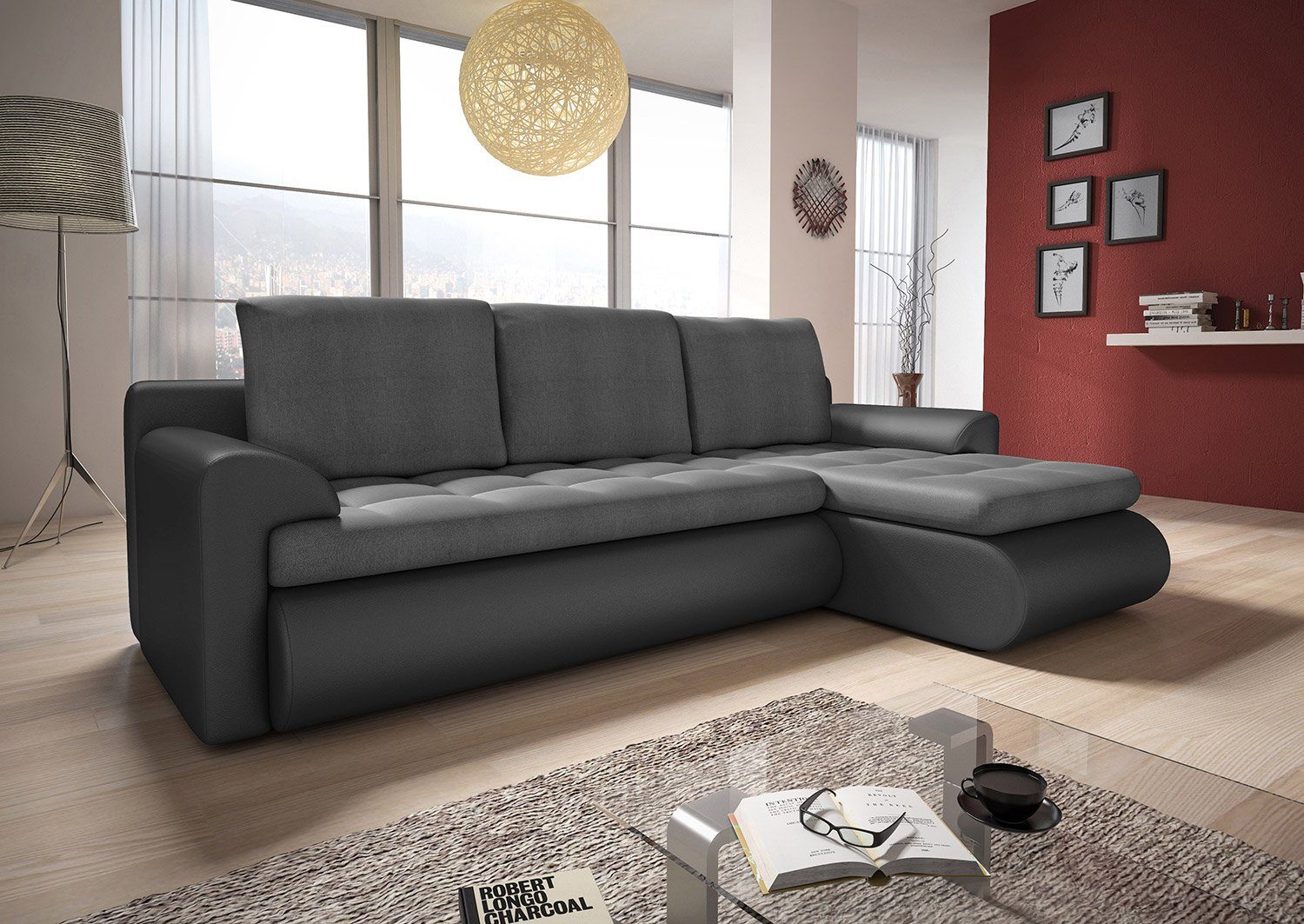 Sofnet Ecksofa Santi, mit Schlaffunktion und günstig online kaufen