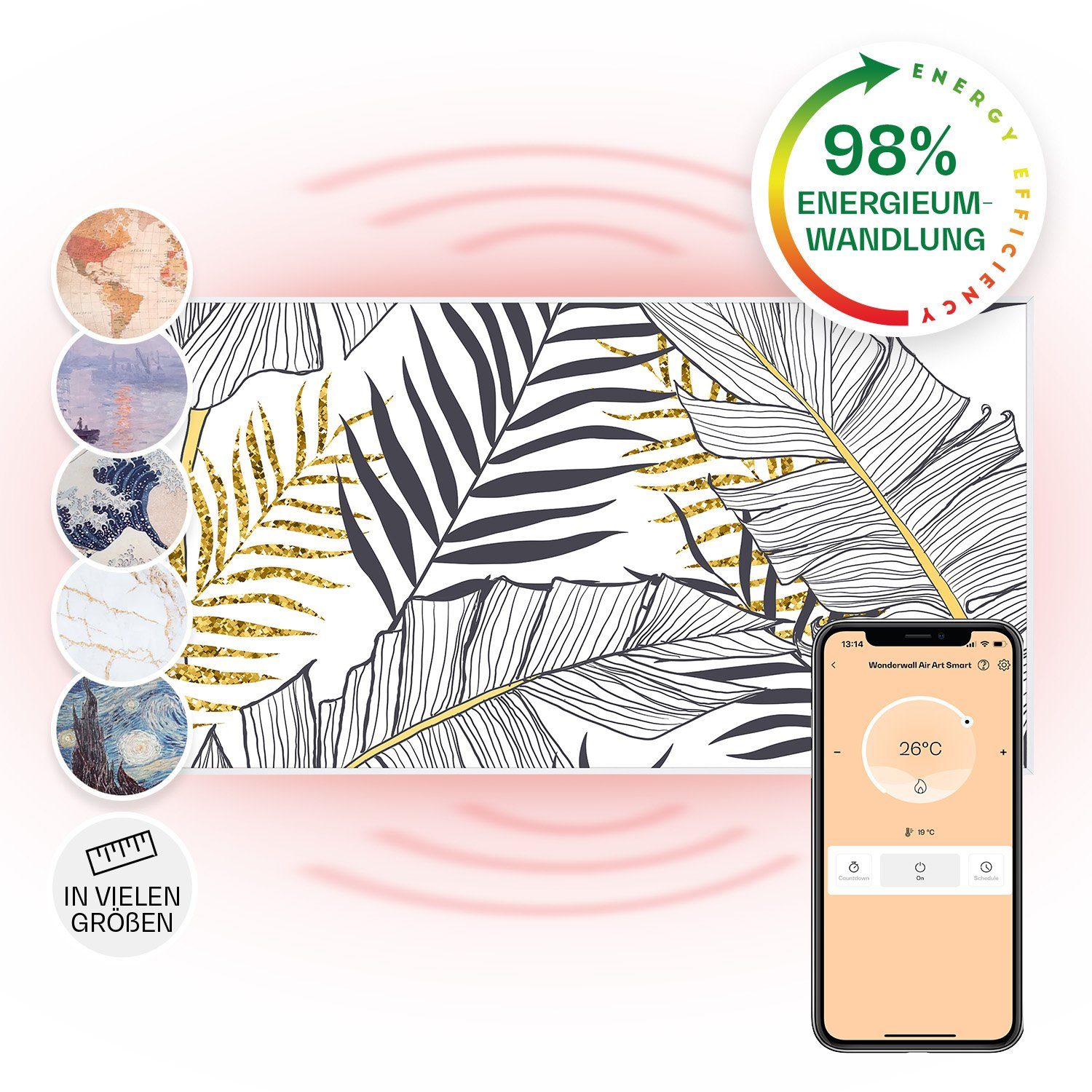Klarstein Heizkörper Wonderwall Air Art Smart günstig online kaufen