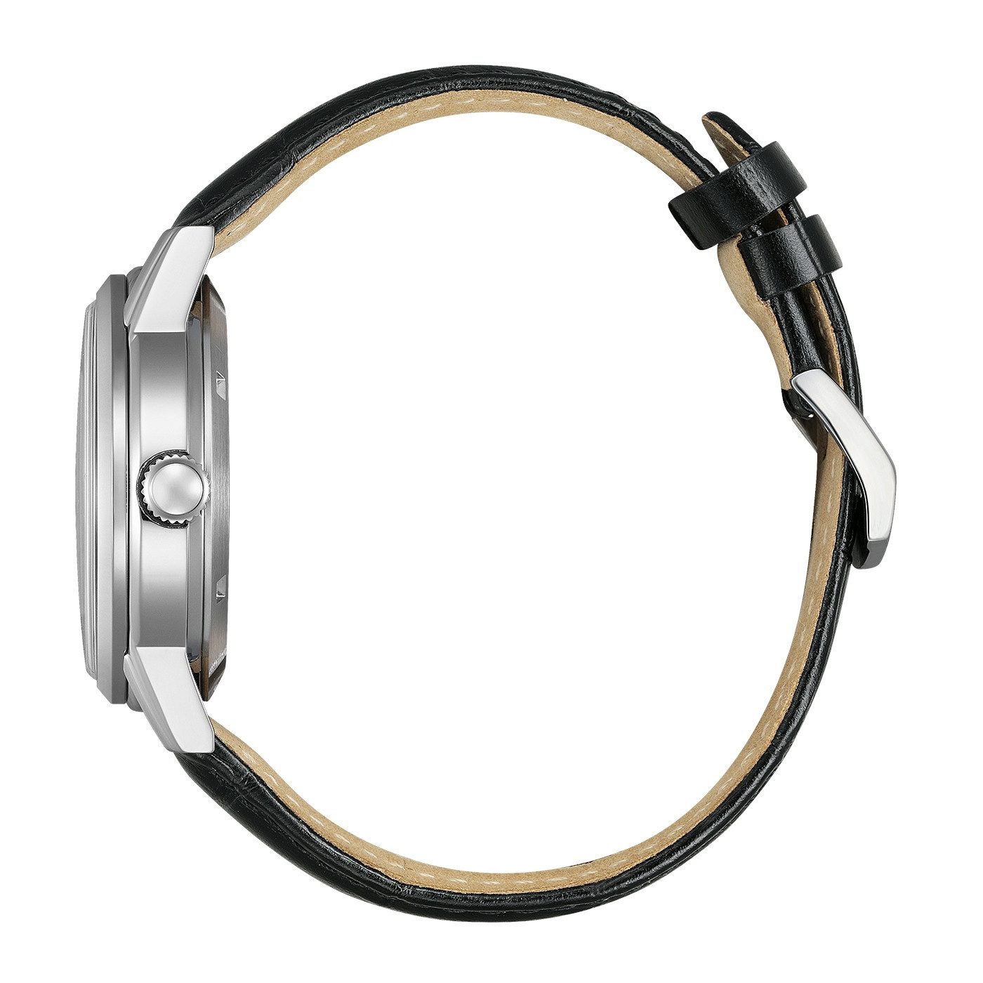 Citizen Automatikuhr Automatik Classic NJ0210-05E, Armbanduhr, Herrenuhr, Lederarmband, analog, Big Date