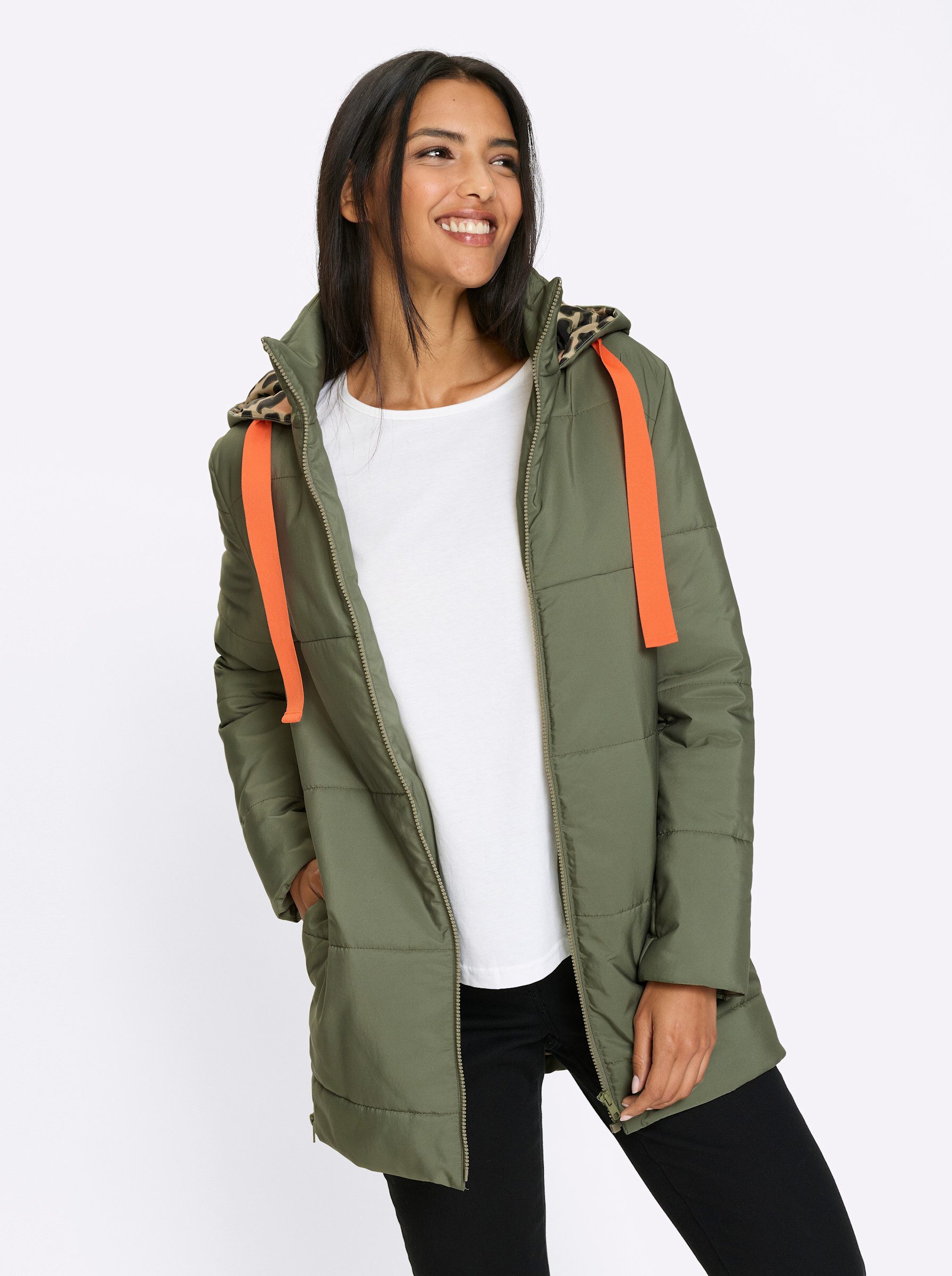 Jerseyweste Steppjacke Langarm