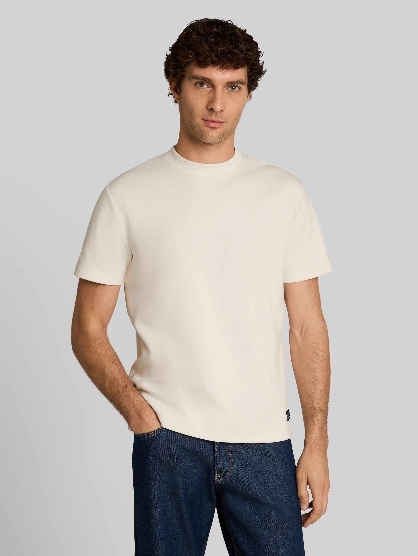 TOM TAILOR Denim Sweatshirt Strick & Sweatshirts Relaxed Fit Sweatshirt mit kurzen Ärmeln