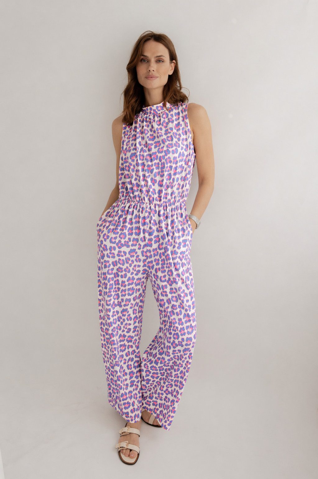 von Herzen Jumpsuit Ärmelloser Jumpsuit - Leomuster - Animalprint - Onesize