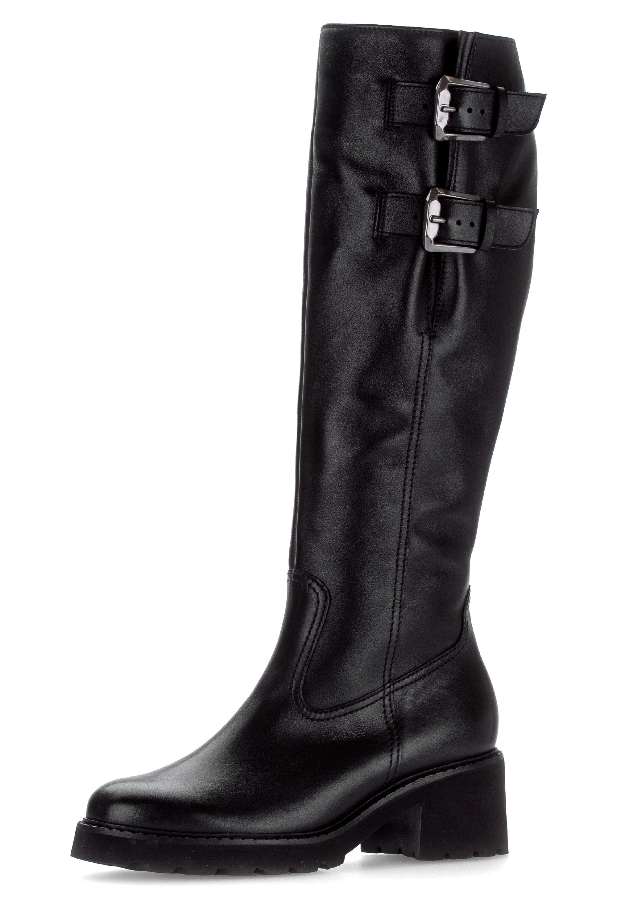 Gabor TUNIS Stiefel, Blockabsatz, Langschaftstiefel in Bequemweite G (weit) günstig online kaufen