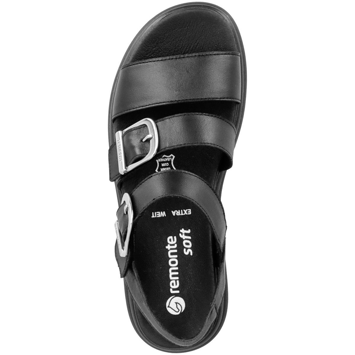 schwarz Remonte Damen D0L50 Sandale
