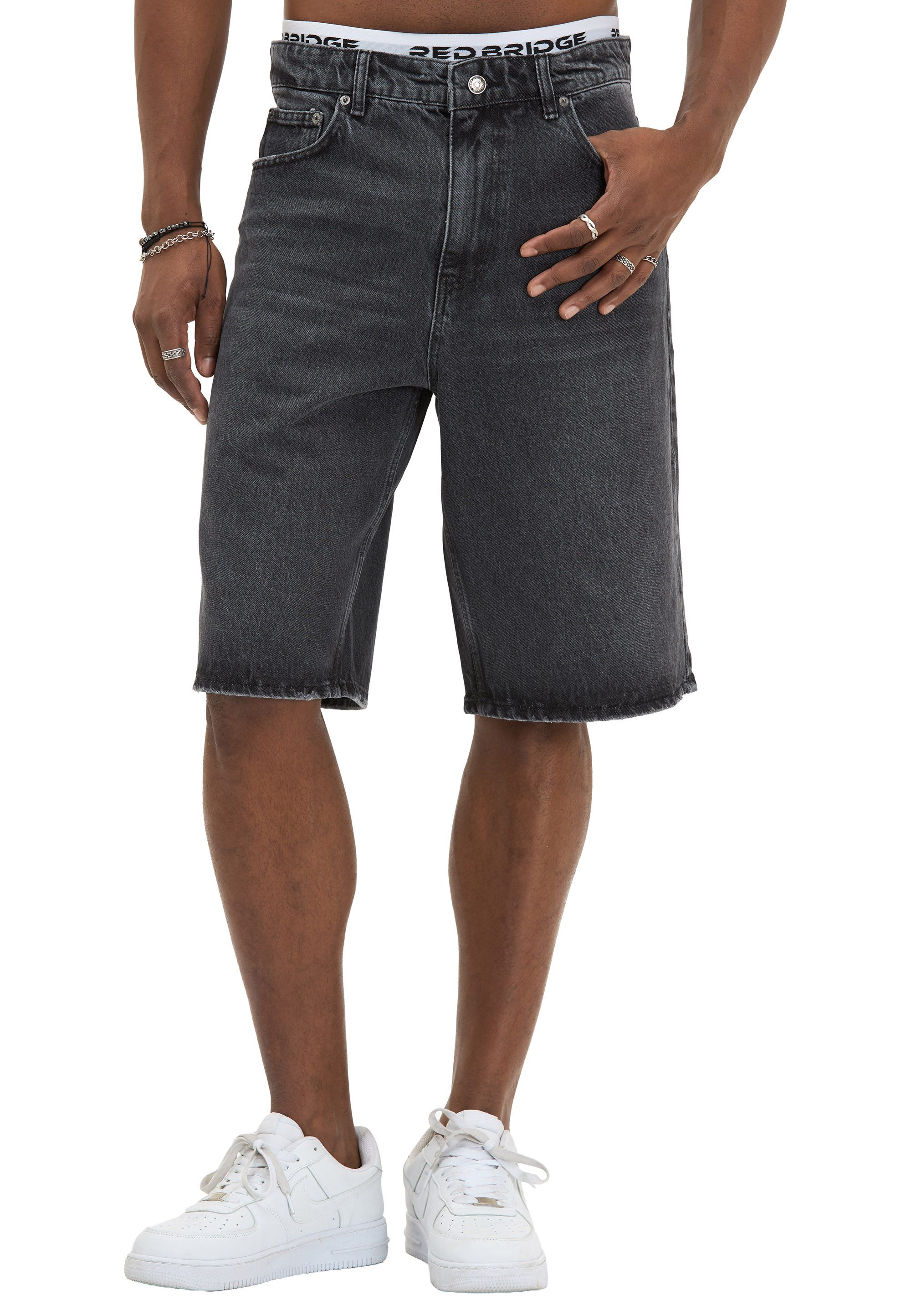RedBridge Jeansshorts by Denim House Baggy Jeans Shorts im Vintage Look 5-Pocket-Design