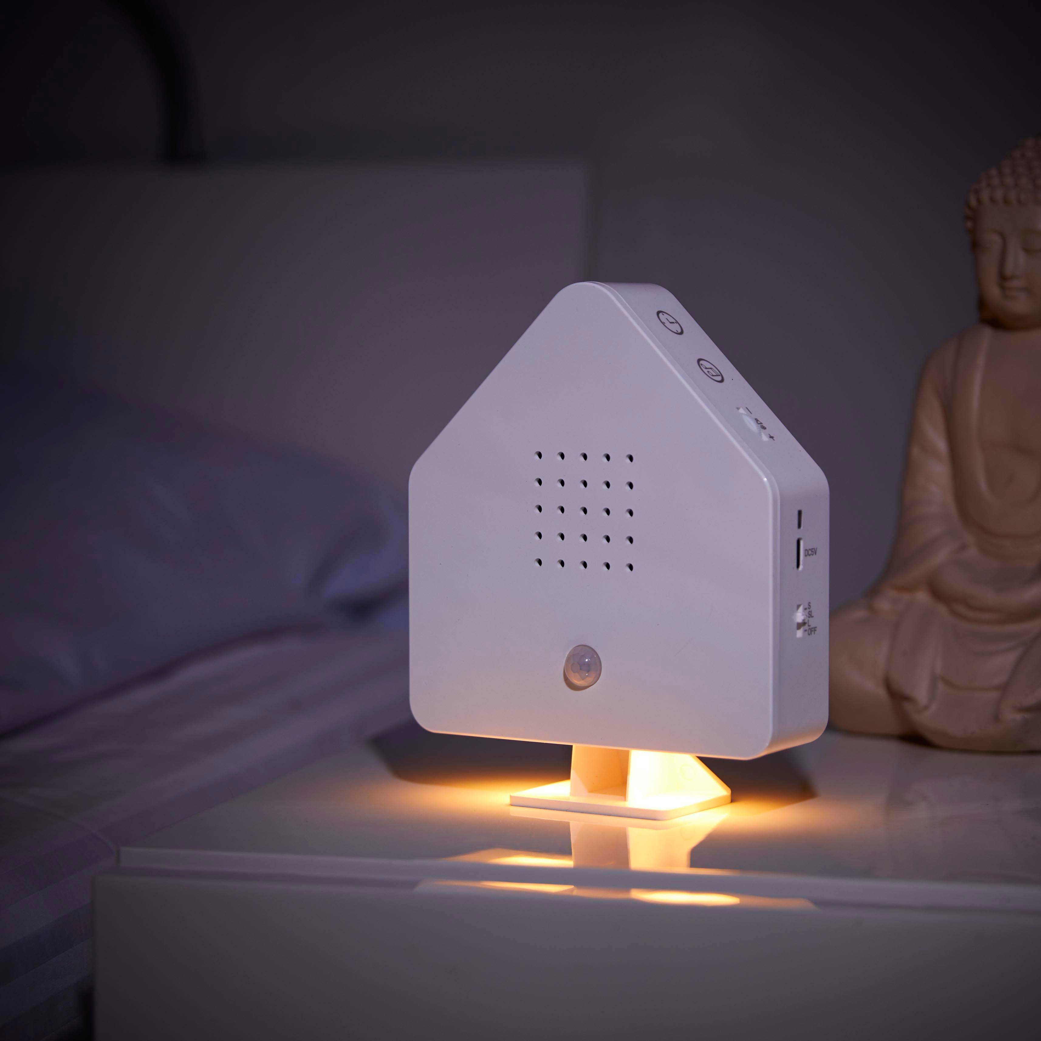 Northpoint LED Dekolicht Naturgeräuschebox Vogelzwitscher Bewegungsmelder Licht Aufladbar – Bild 5 von 5