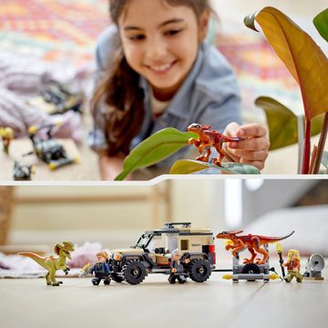 LEGO® Konstruktionsspielsteine Pyroraptor & Dilophosaurus Transport (76951), LEGO® Jurassic World, (254 St), Made in Europe