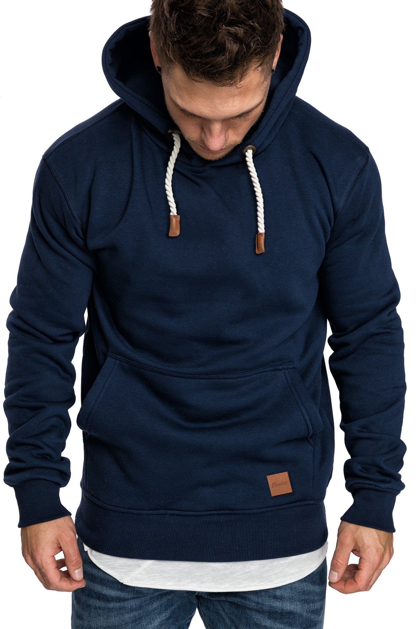 REPUBLIX Sweatshirt ERIC Herren Basic Kapuzenpullover Hoodie