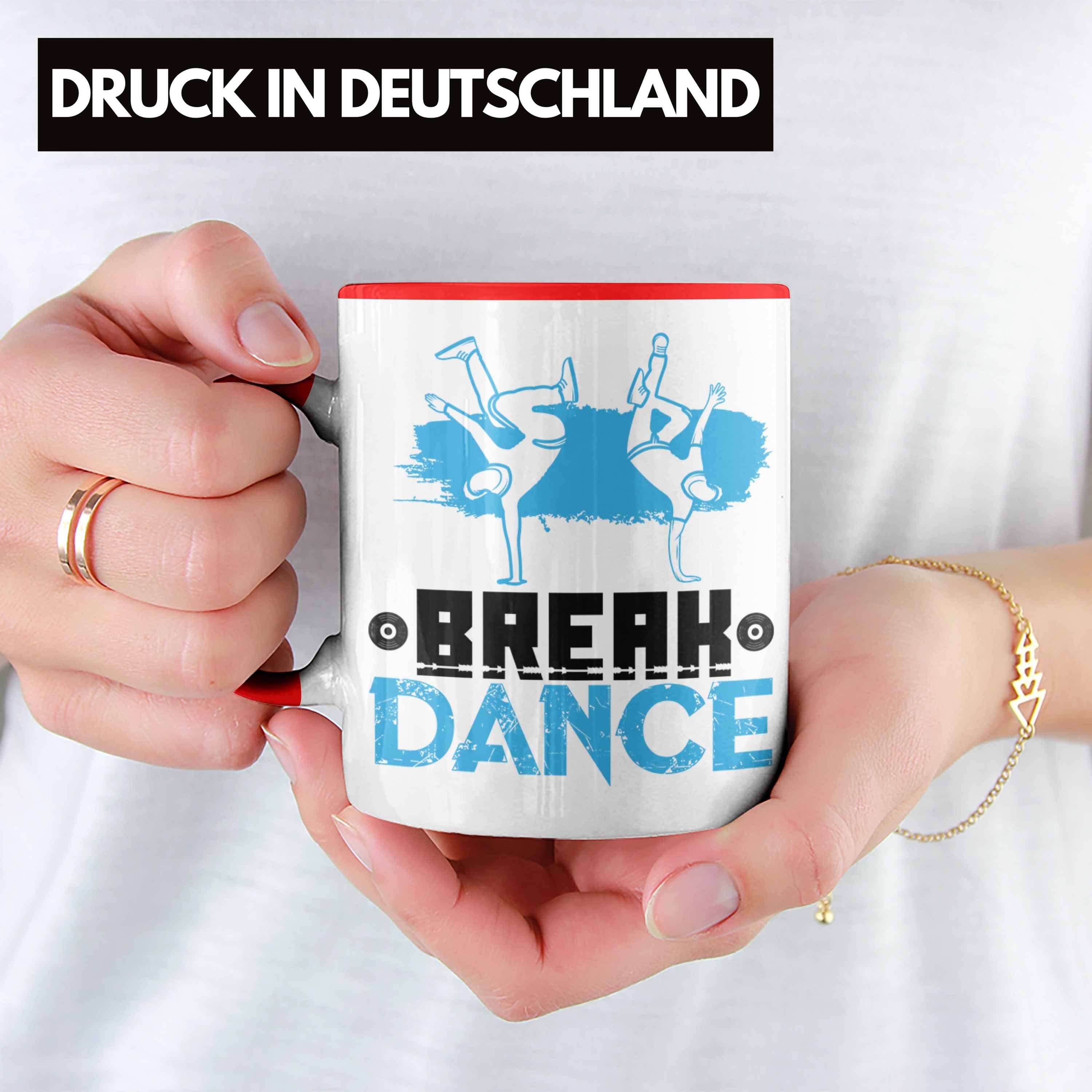 Rot Trendation - Trendation Jungs Tasse Break-Dance Geburtstag Geschenkidee Geschenk Breakdancer Weihnachten Tasse