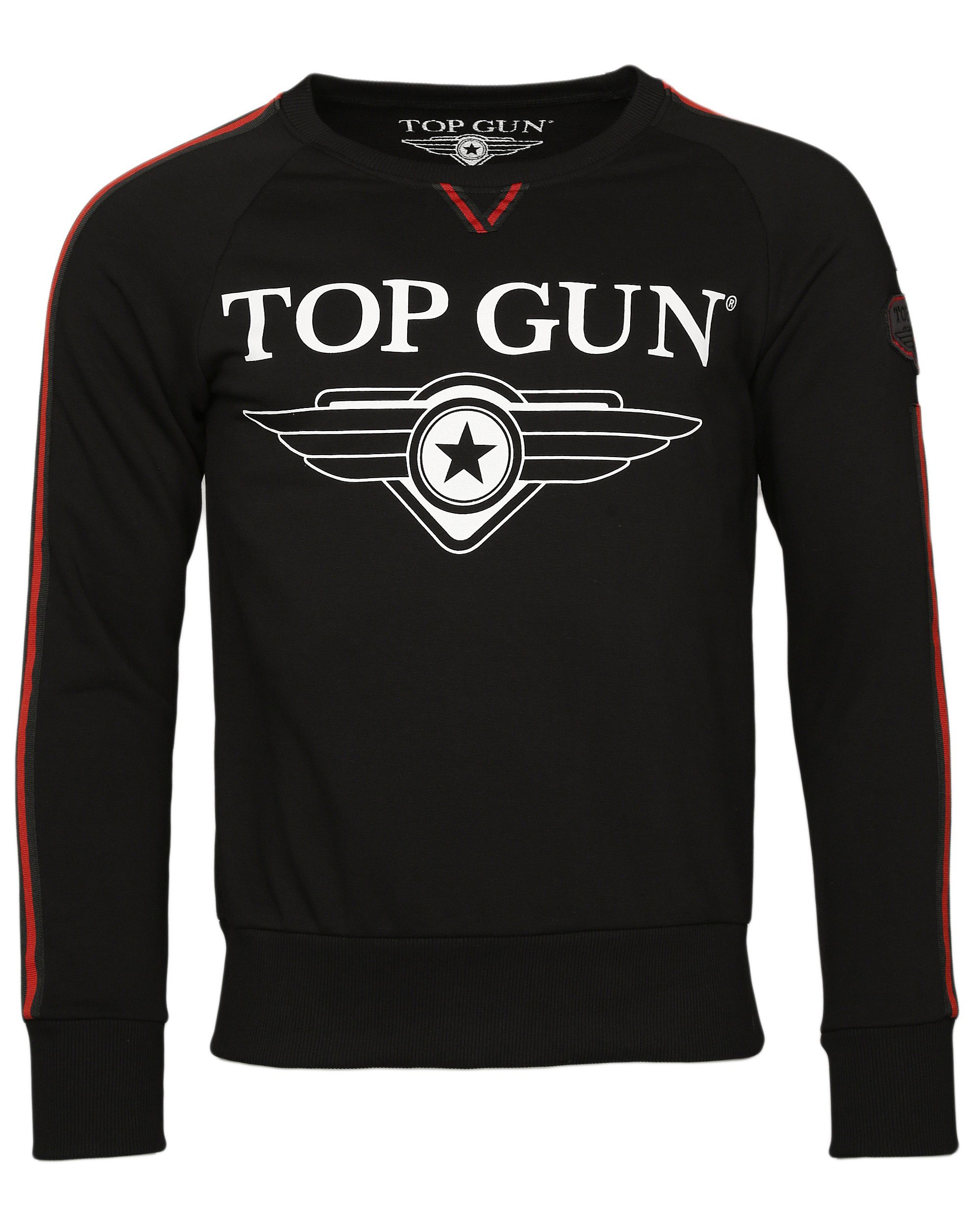 TOP TG20191013 Streak GUN black Sweater