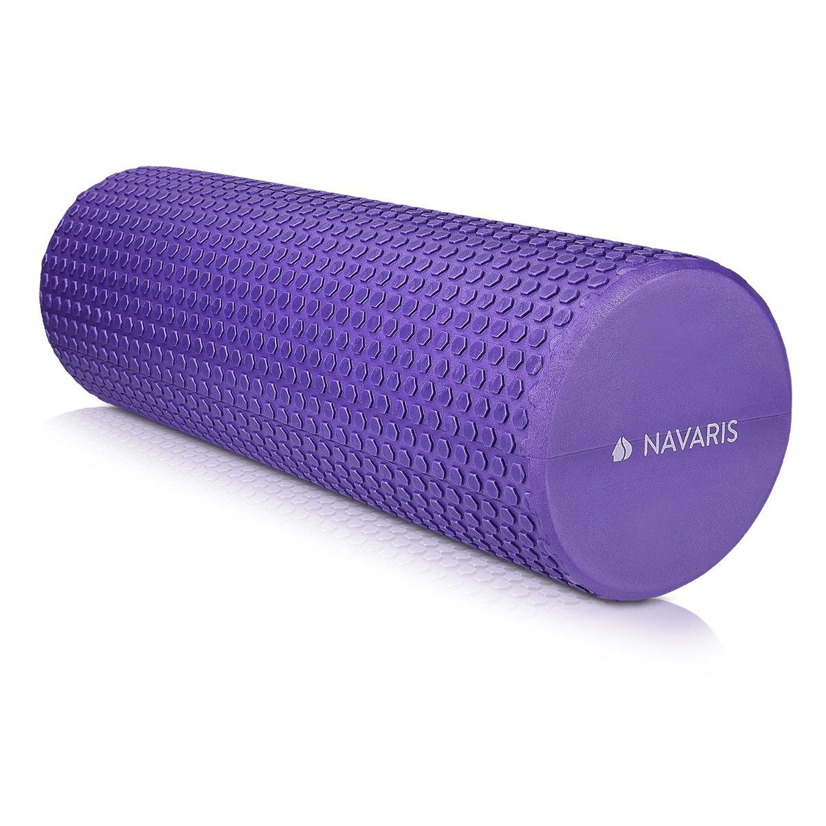 Navaris Fitnessrolle Pilates Rolle 45cm kurz - Schaumstoffrolle für Fitness & Faszien Yoga (1-tlg)