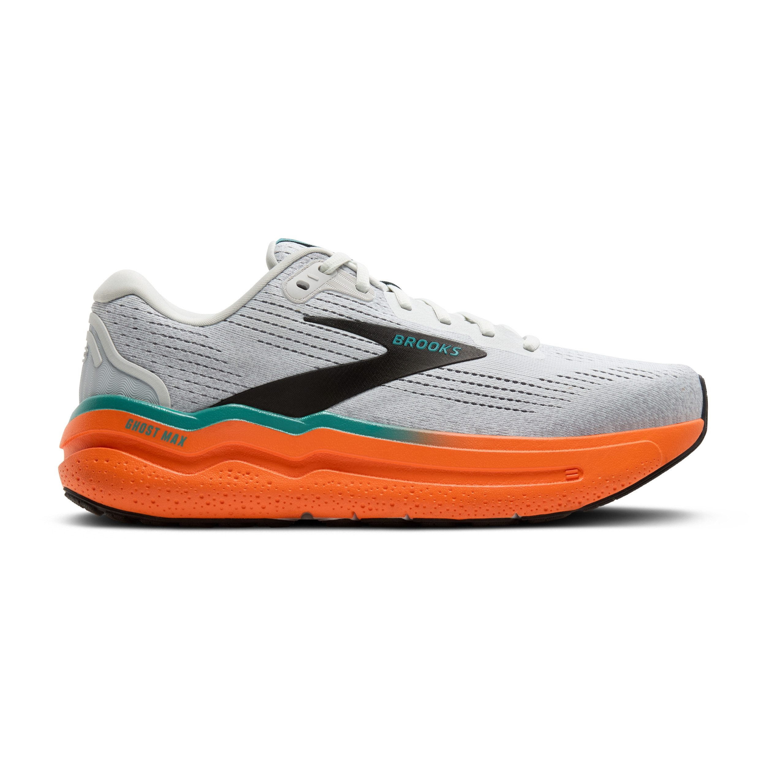 Brooks Ghost Max 2 OYSTER MUSHROOM/ORANGE/TEAL Laufschuh