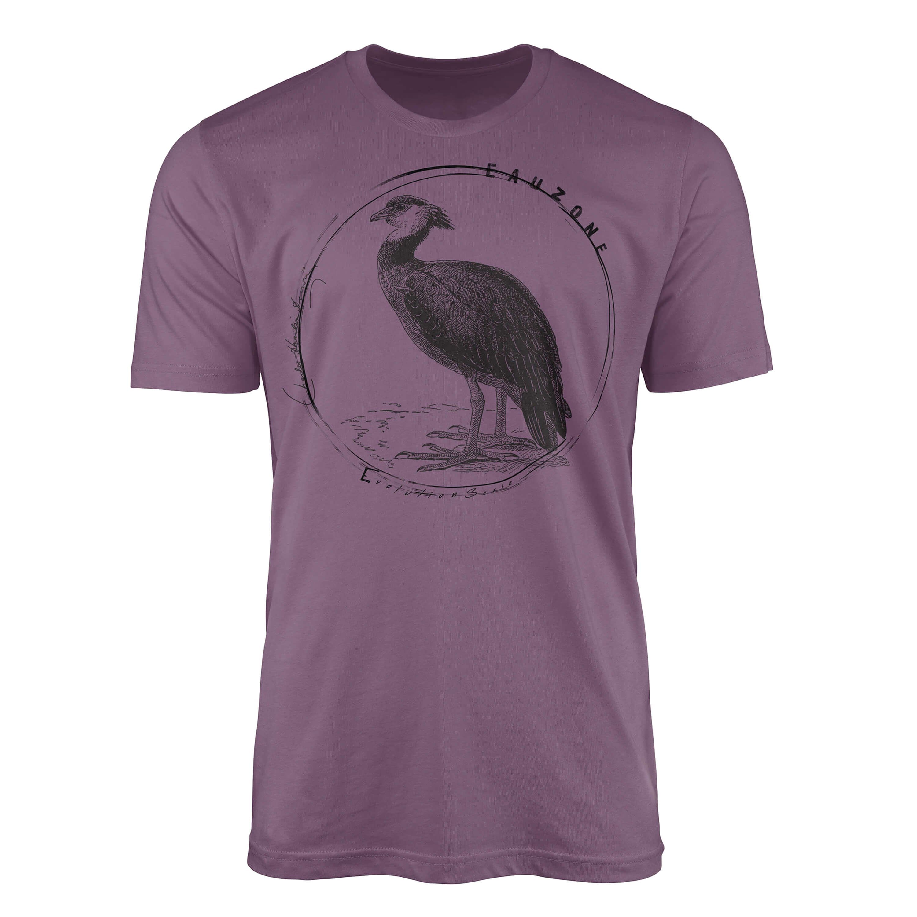 Sinus Art T-Shirt Evolution Herren Shiraz T-Shirt Wehrvogel