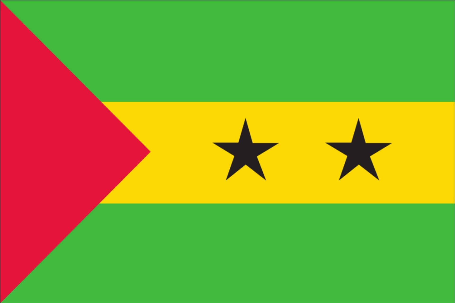 flaggenmeer Flagge Flagge Sao Tome und Principe 110 g/m² Querformat