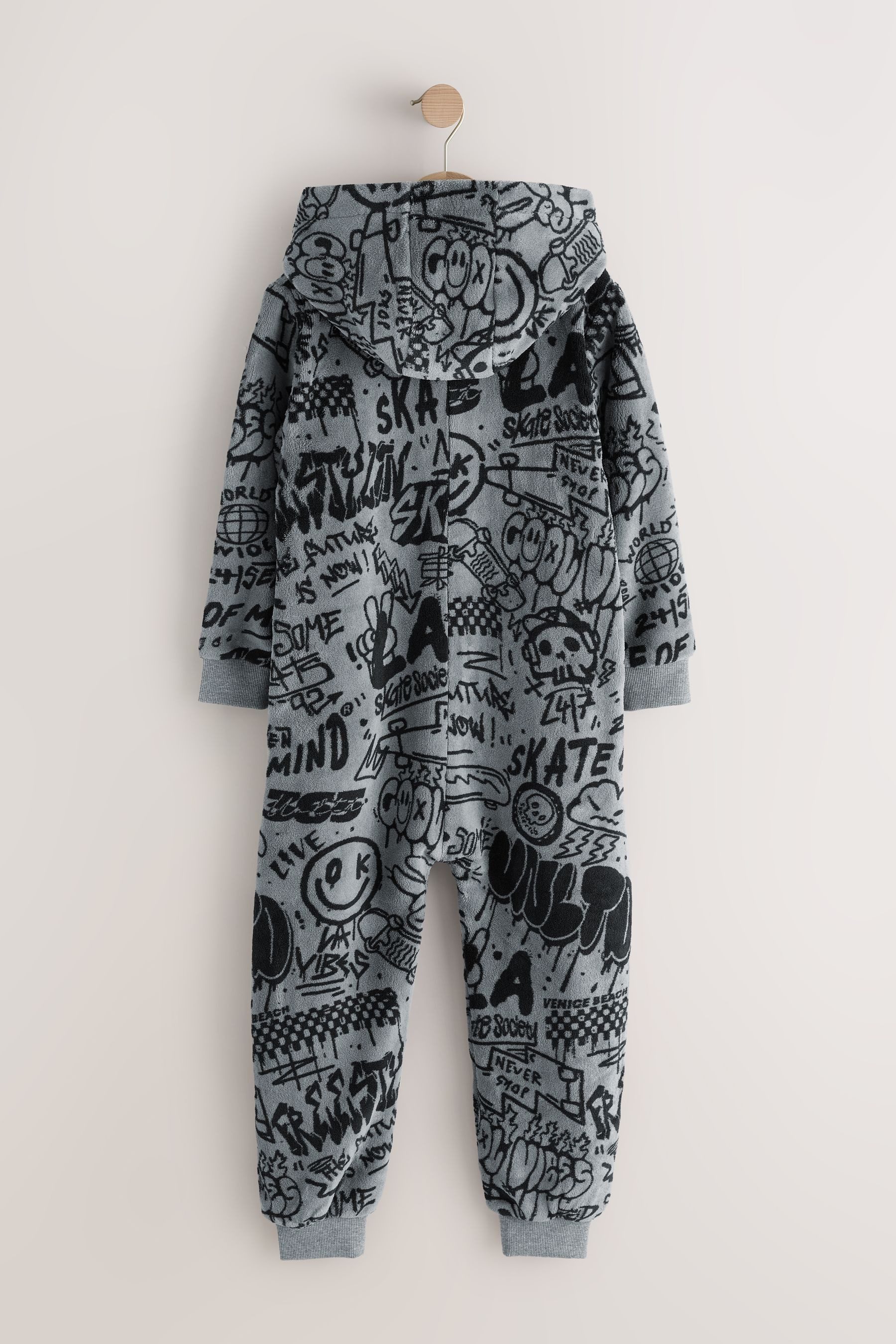 Next Schlafoverall Einteiler aus Fleece (1-tlg) – Bild 2 von 4