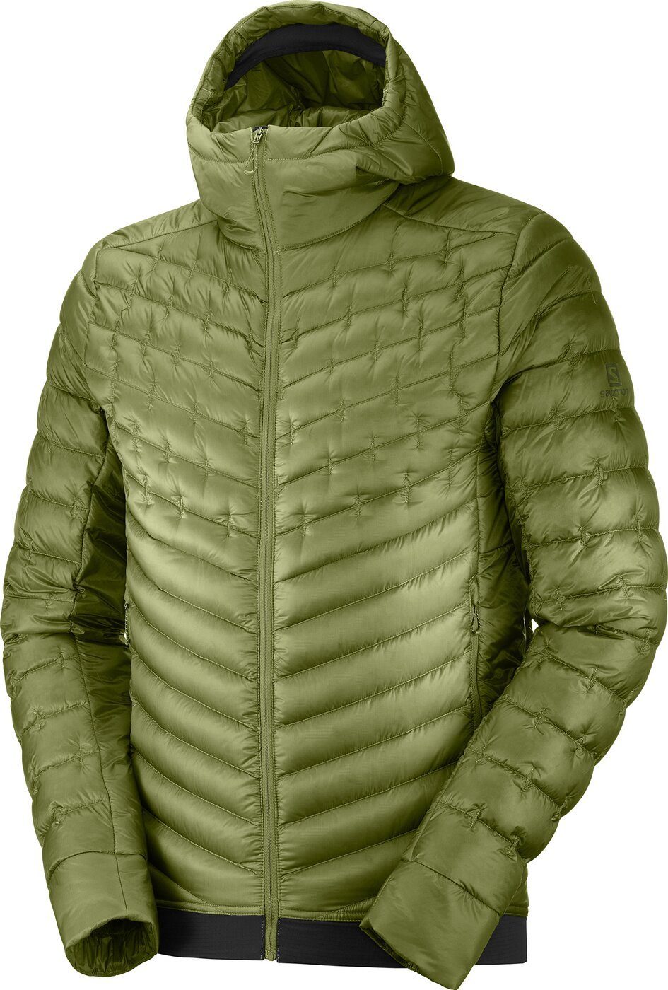 Salomon Funktionsweste Daunenjacke Salomon Outline Down Hoodie M Martini Olive