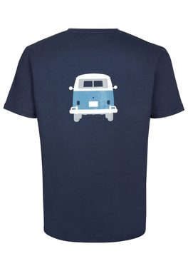 Elkline T-Shirt Methusalem lizenzierter VW Bulli Brust Rücken Print