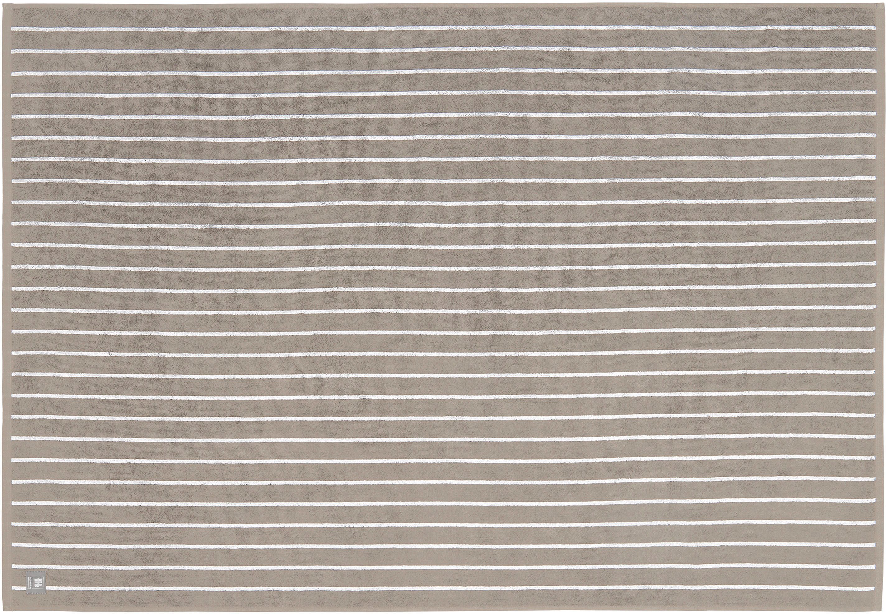 Musterring Badetuch Needlestripe, Jacquard (1-St), hautschmeichelnd, super weich